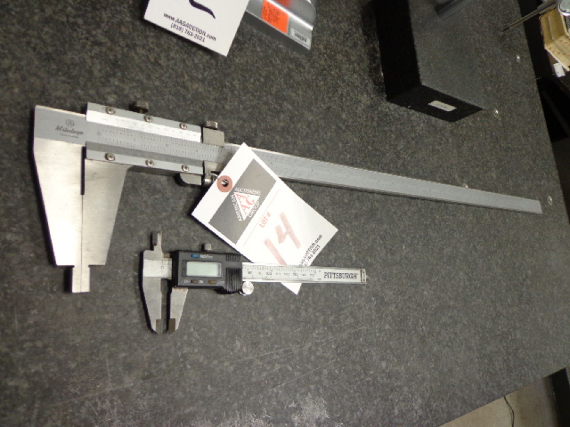 Mitutoyo 24" Vernier Caliper and Pittsburgh 6" Digital Caliper