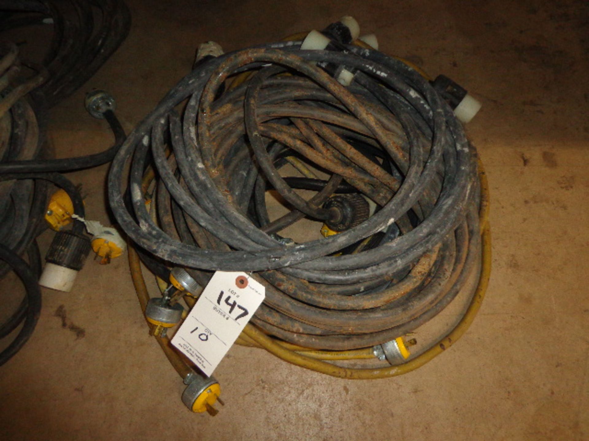 LOT 10 HD ELECTRIC CORDS, APPROX. 15'