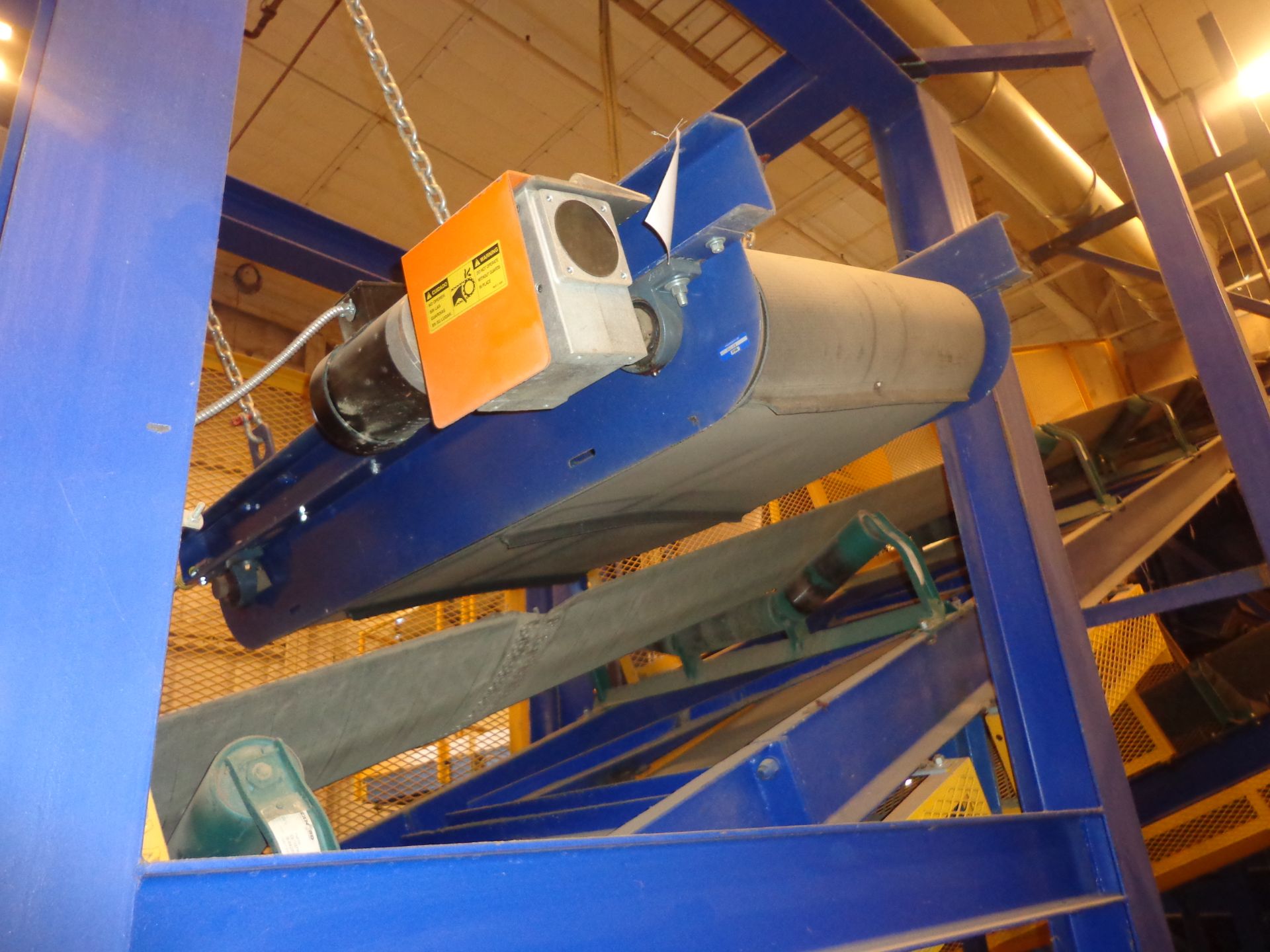 WEST SALEM MACHINERY APPROX: 50' X 36" CONVEYOR W/5' X 30" MAGNETIC BELT SEPERATOR, FROM TURN TO - Image 3 of 6