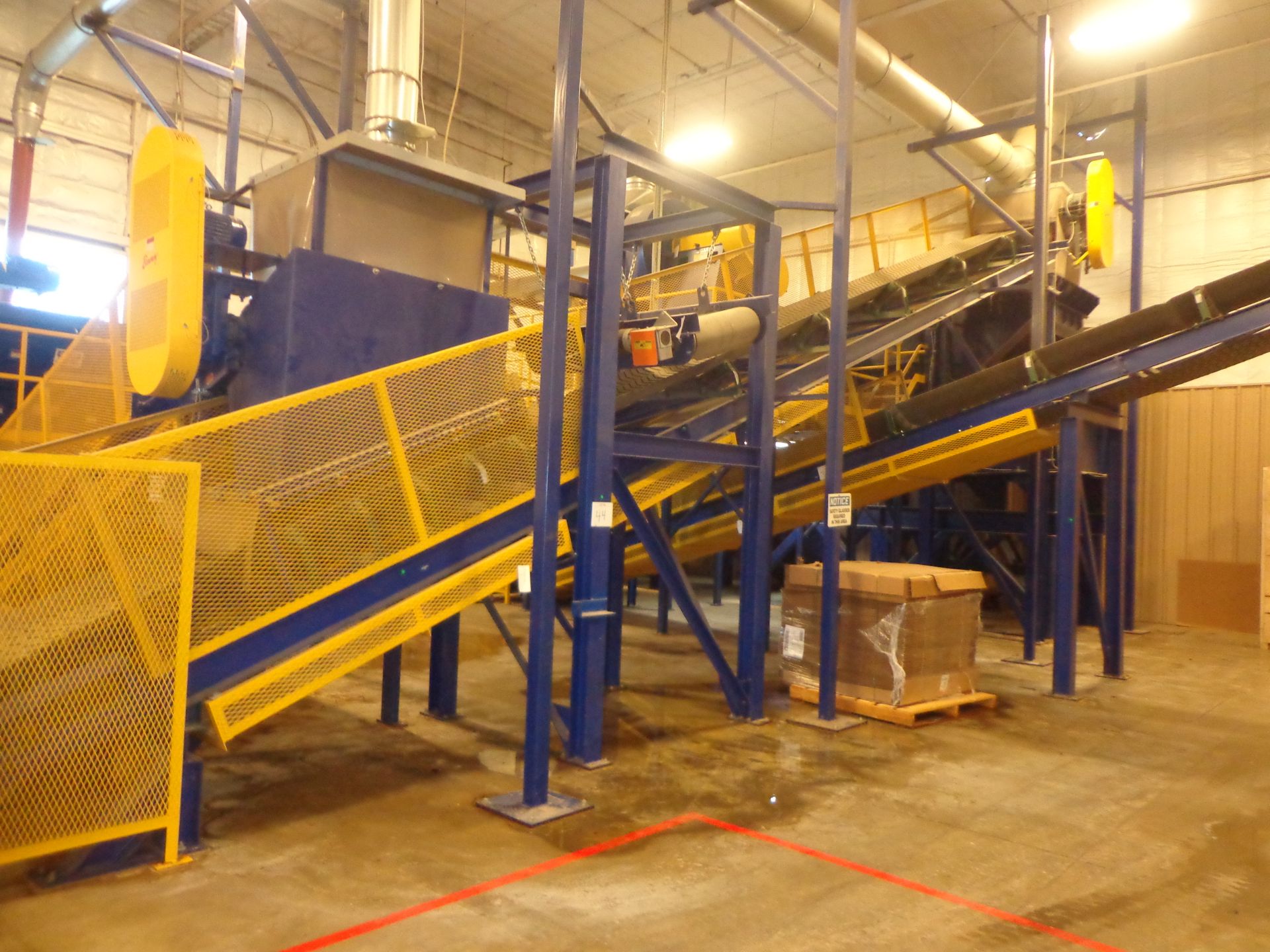 WEST SALEM MACHINERY APPROX: 50' X 36" CONVEYOR W/5' X 30" MAGNETIC BELT SEPERATOR, FROM TURN TO - Image 2 of 6