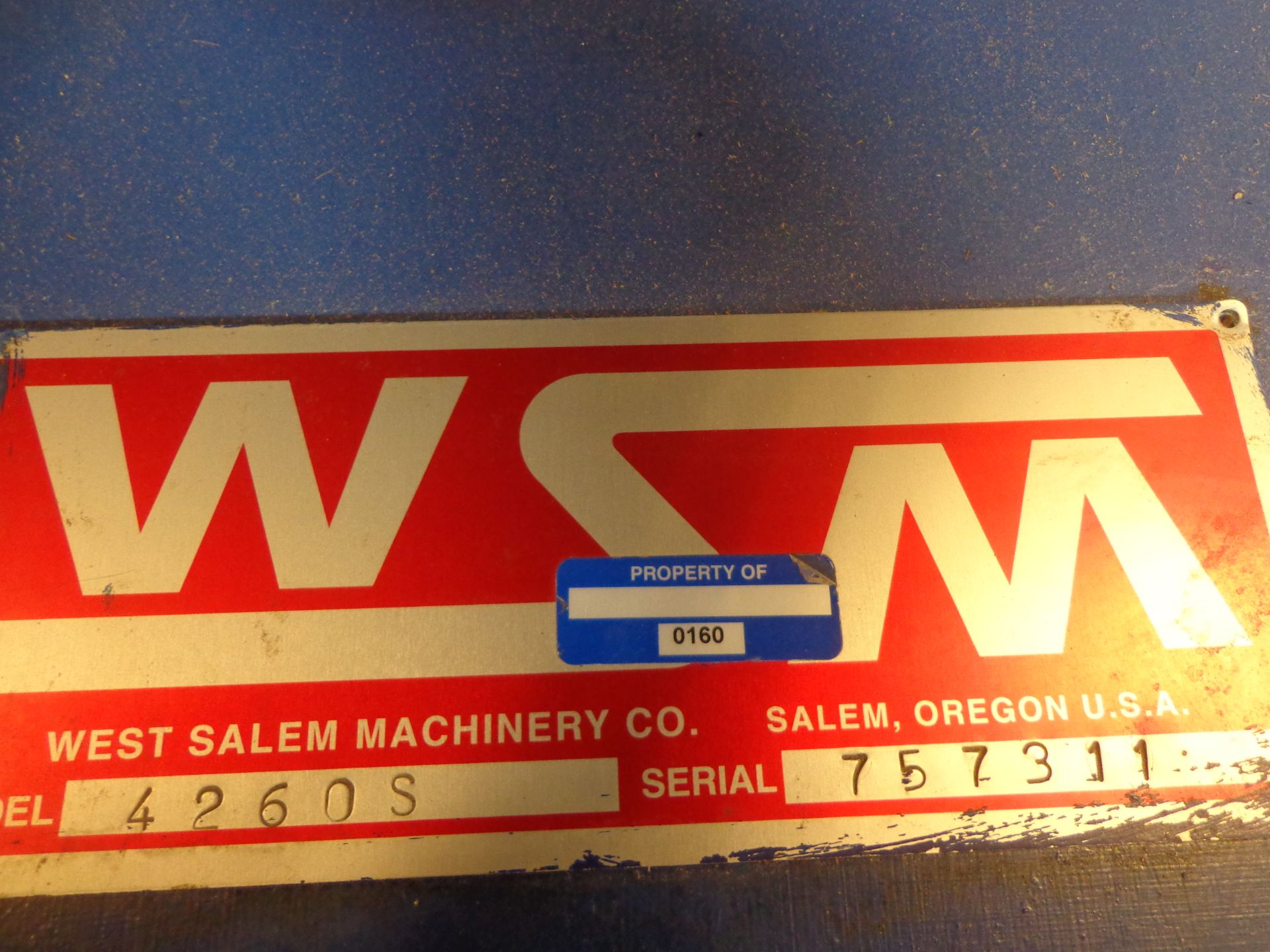 WEST SALEM MACHINERY 42 SERIES HAMMERMILL GRINDER, MDL.  4260S, SN. 757311. 27" X 63" OPENING, 42" - Image 5 of 9