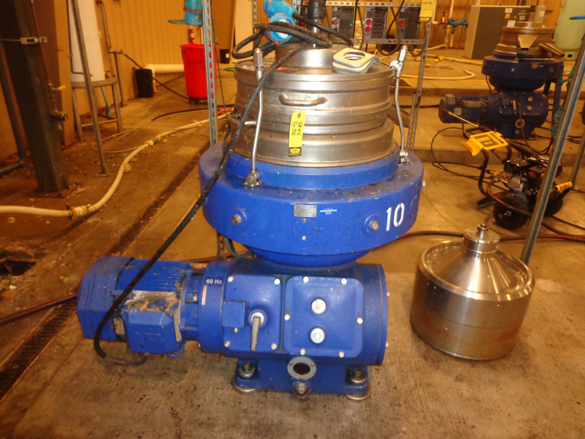 2011 ALFA LAVAL CENTRIFUGE SPERATOR TYPE LRB710A-74CM (SOLD SUBJECT TO BULK BID OFFERING)