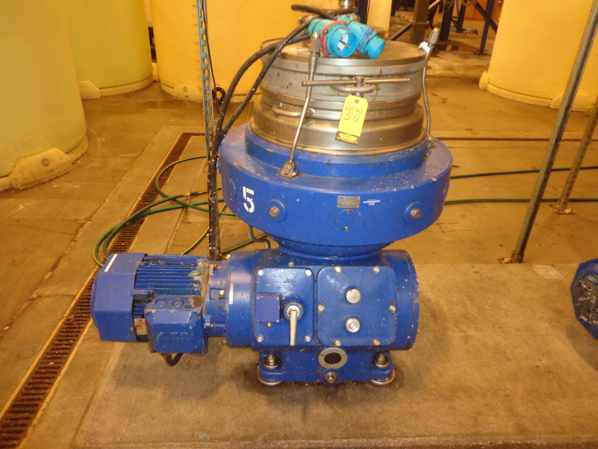 2011 ALFA LAVAL CENTRIFUGE SPERATOR TYPE LRB710A-74CM (SOLD SUBJECT TO BULK BID OFFERING)