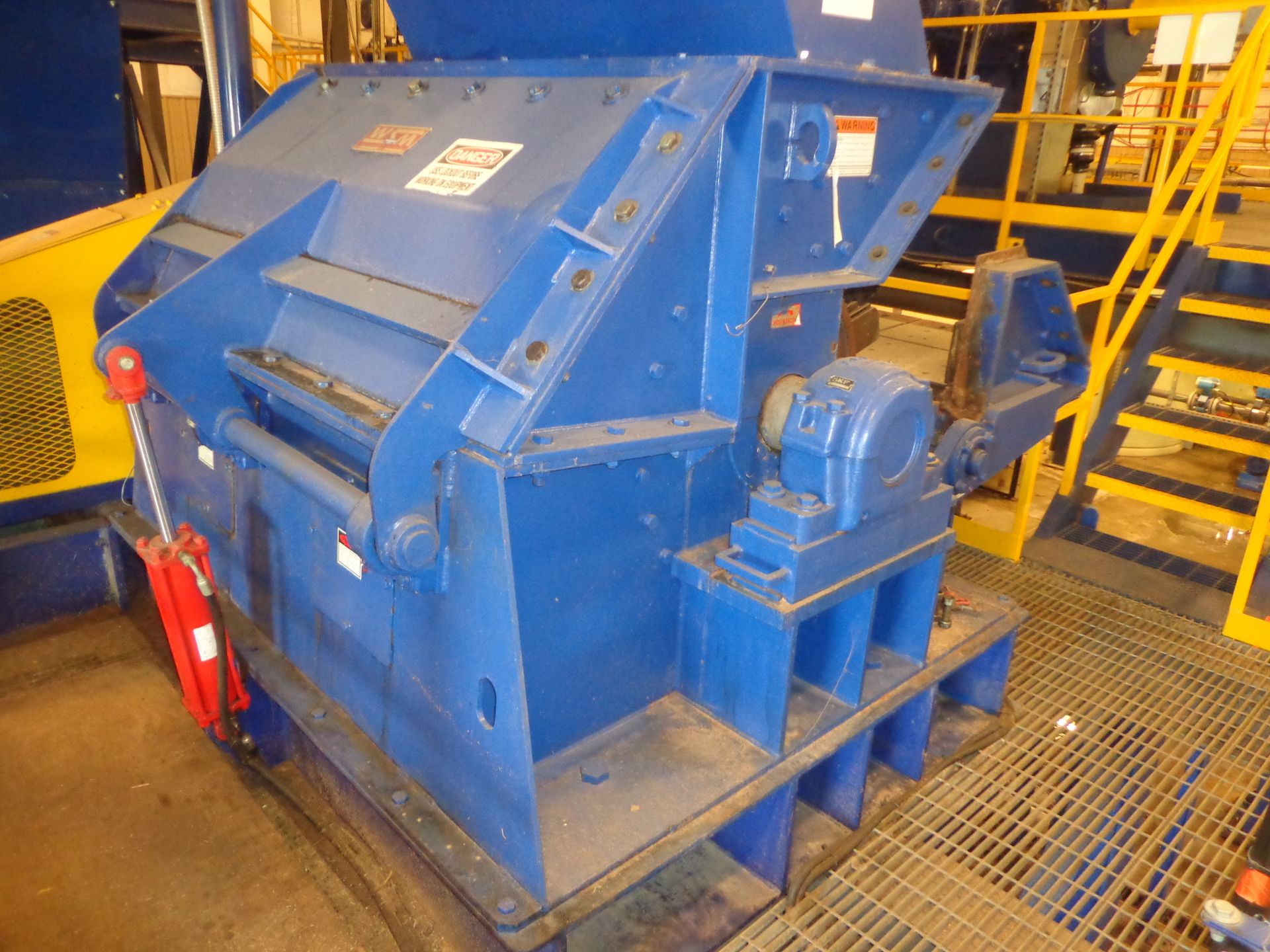 WEST SALEM MACHINERY 42 SERIES HAMMERMILL GRINDER, MDL.  4260S, SN. 757311. 27" X 63" OPENING, 42" - Image 4 of 9