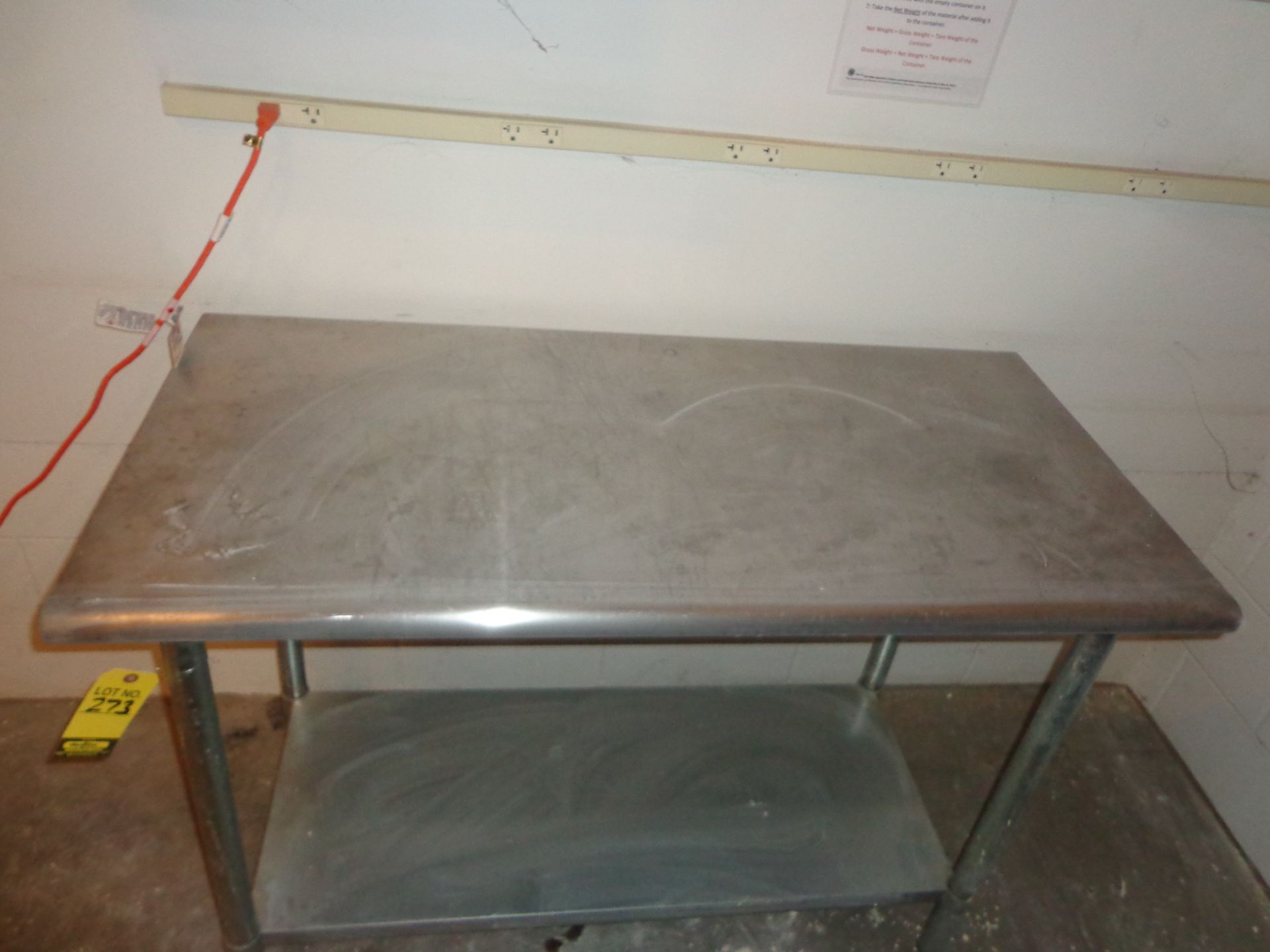 4' SS TABLE
