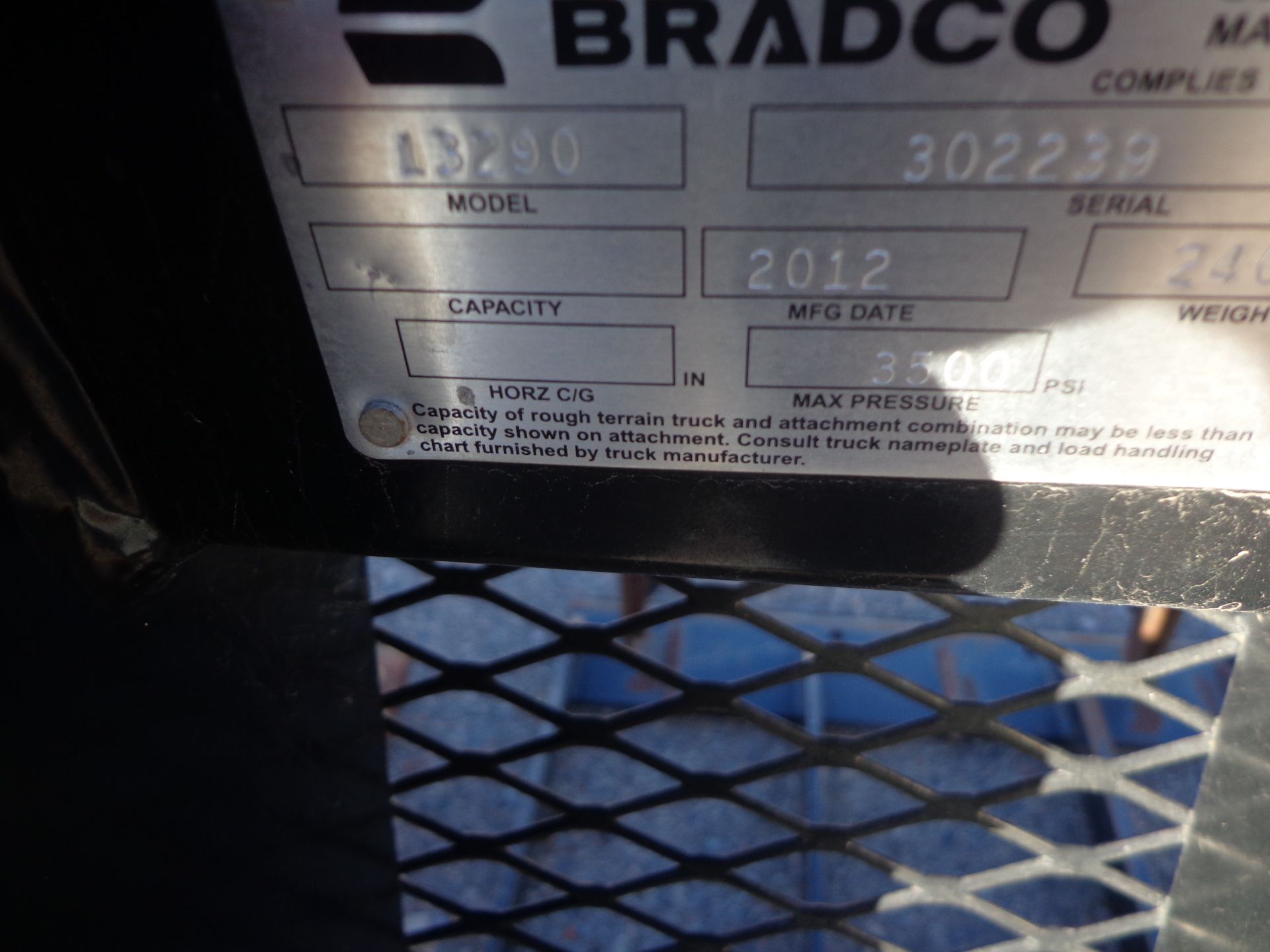 BRADCO GRAPPLE BUCKET, MDL. M13290 SN. 302239 - Image 4 of 4