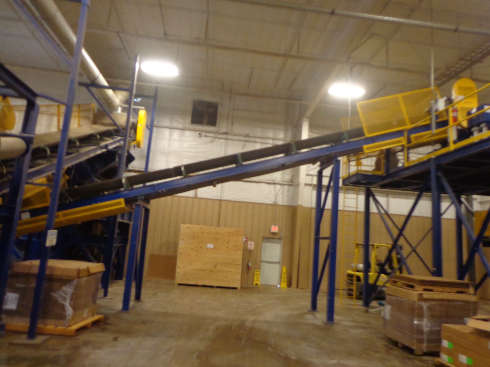 WEST SALEM MACHINERY 60' X 36" WEIGH BELT INFEED CONVEYOR TO THAYER , NOT INCLUDING THAYER