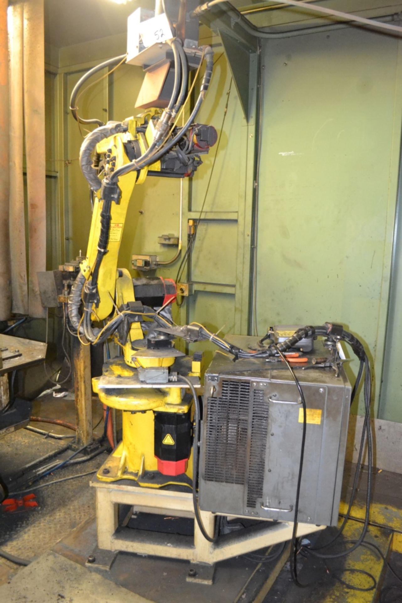 Fanuc Model Arc Mate Robotic Welding System Consisting Of: Completely Enclosed Cell w/ (2) Fanuc Arc - Image 4 of 9