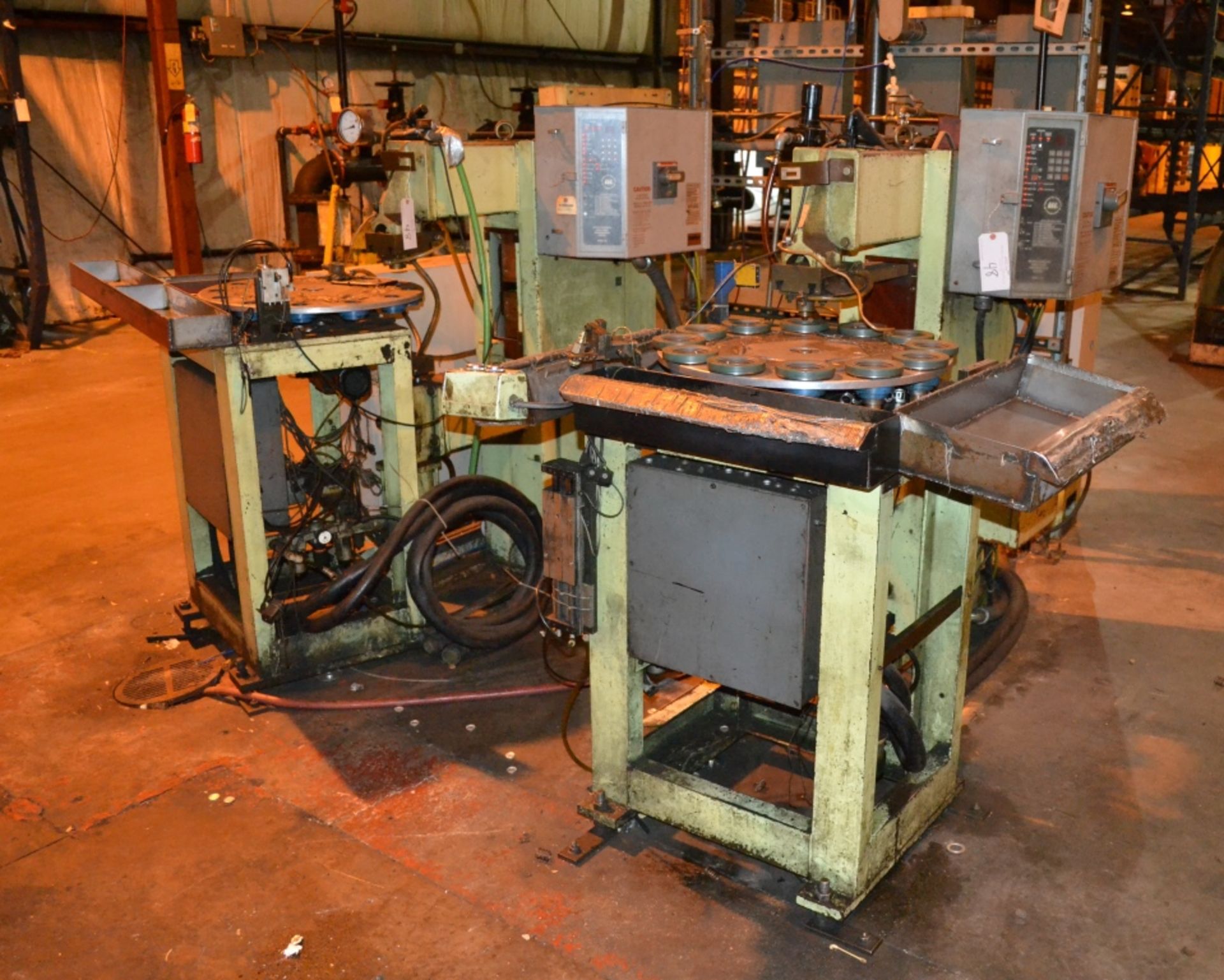 Lot Consisting of: (2) 75-KVA Spot Welders, with Intertron Solid State Controls, and 12-Position