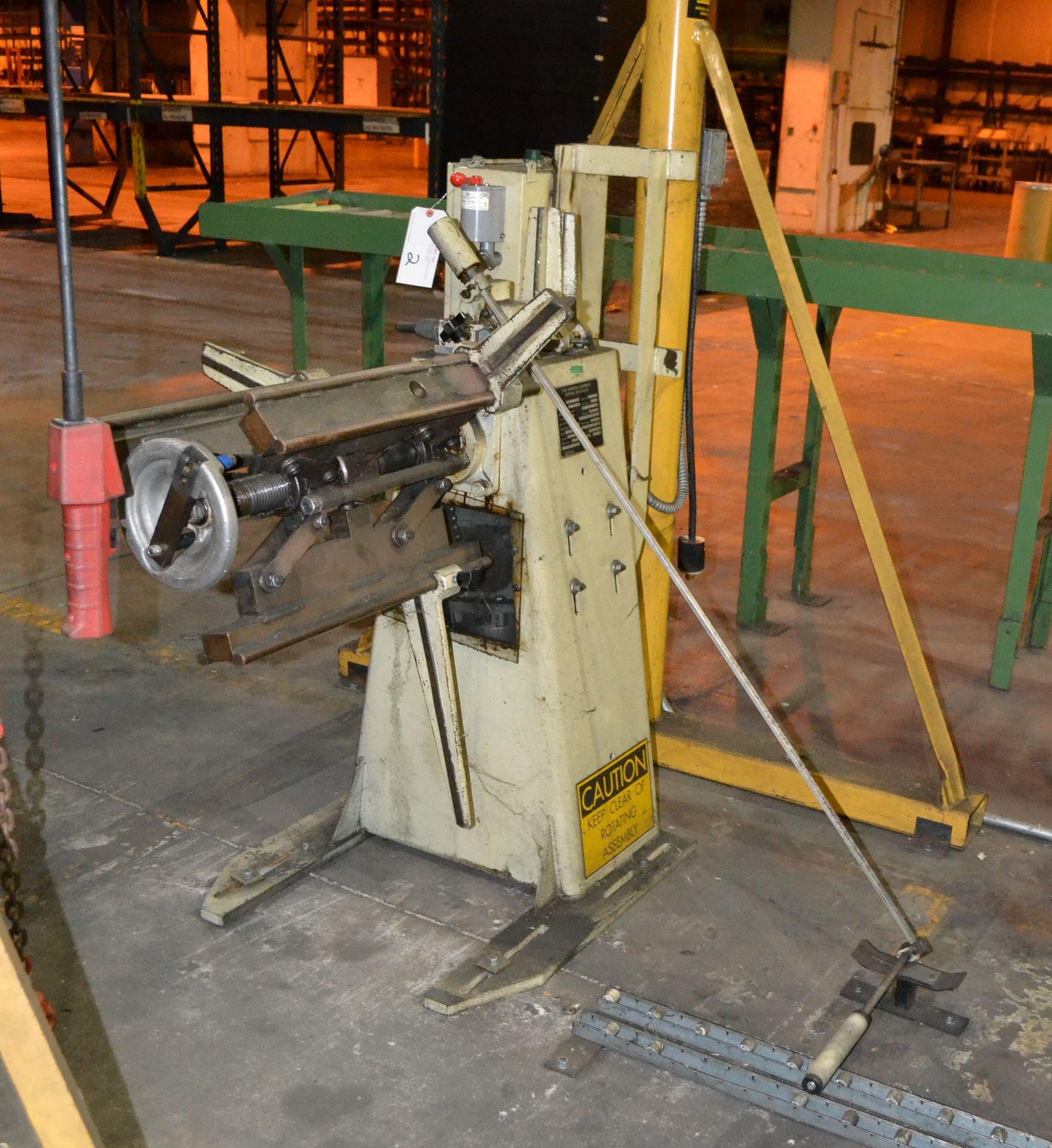 Cooper Weymouth Peterson Model 2RM Expanding Mandrel Uncoiler; 48" Max OD, 18" Width; 1,600-Lb - Image 4 of 4