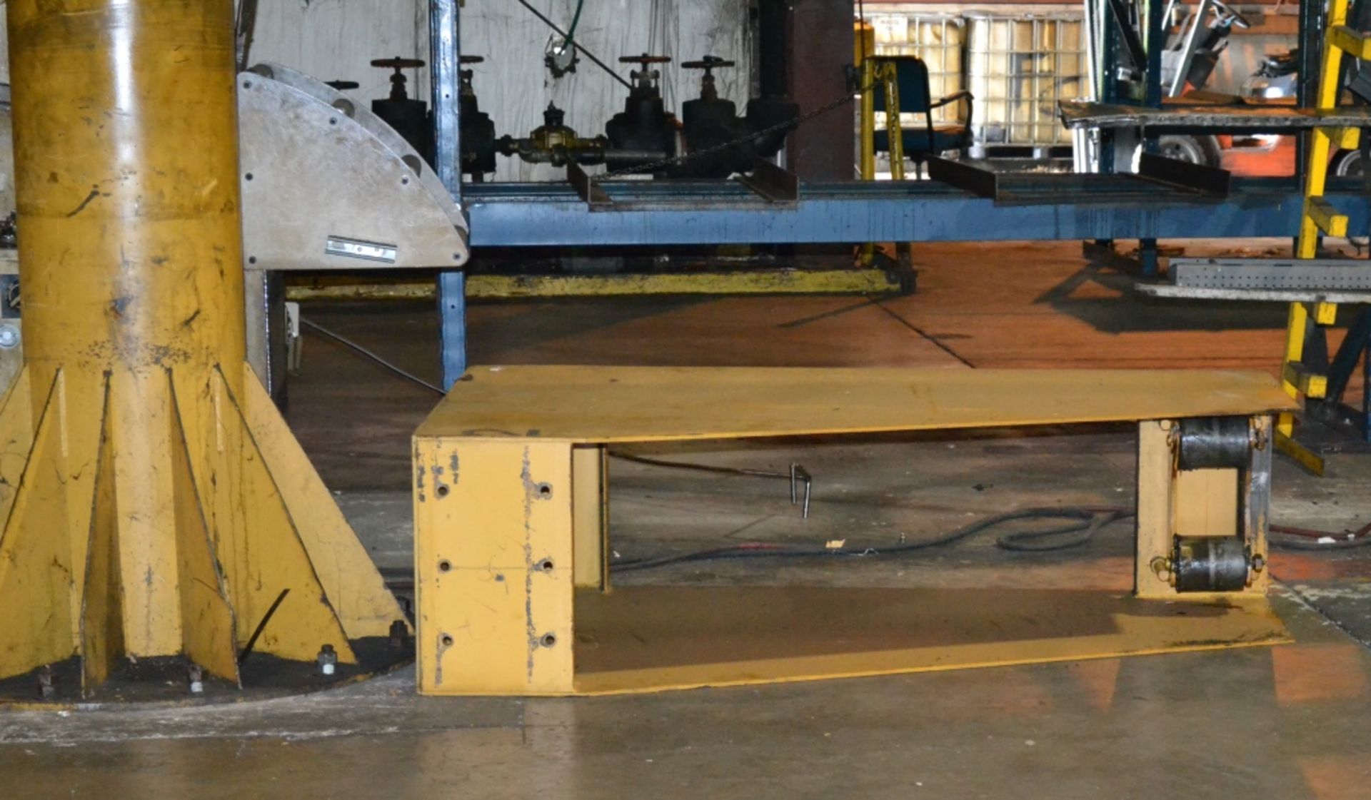 Contrx 2-Ton Floor Mounted Jib Crane; w/CM Loadstar 3-Ton Electric Chain Hoist (NOTE: On Pallet, - Image 3 of 4