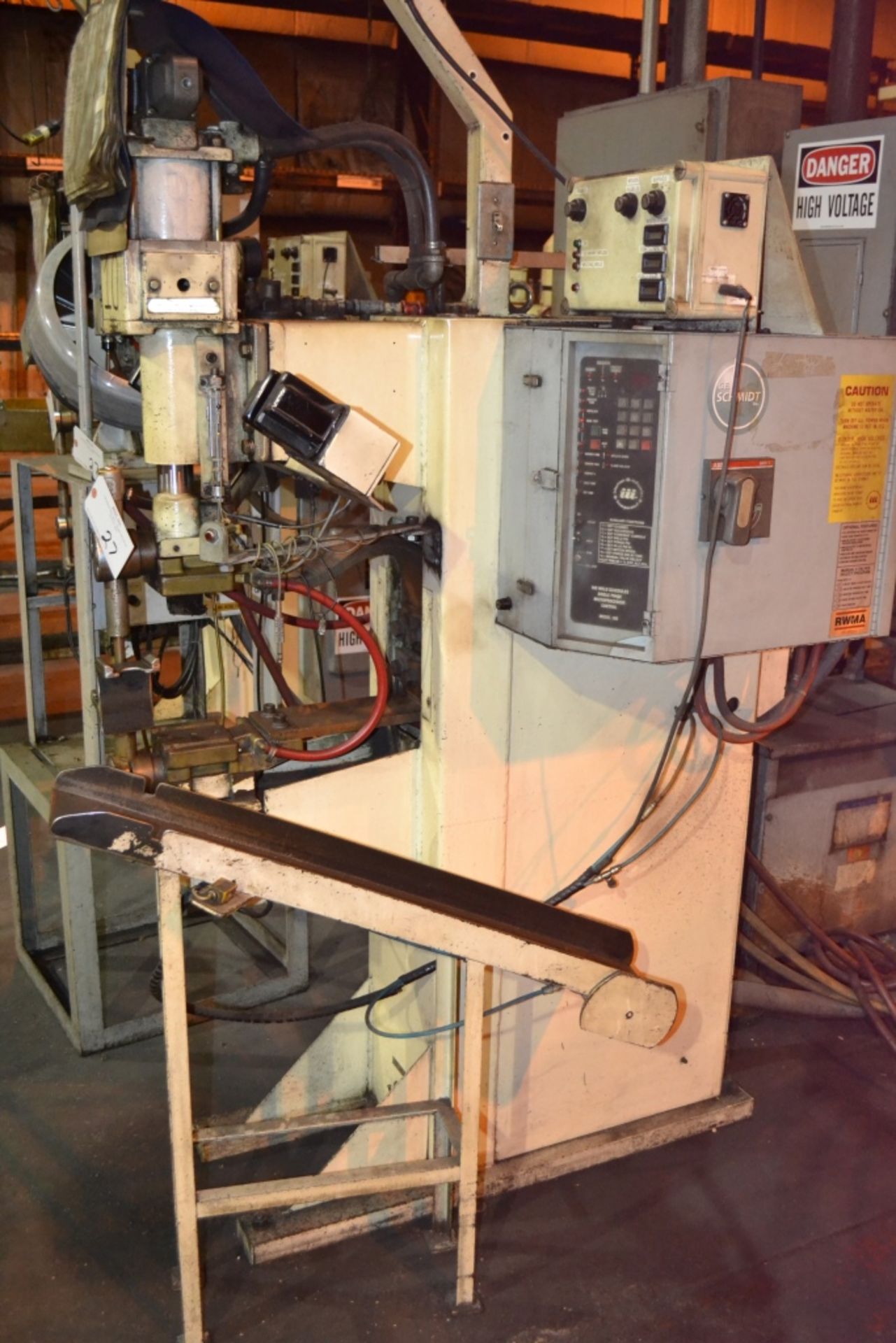 G.E. Schmidt Inc. Model Proline 1475-18IL 75-KVA Spot Welder, Air Operated Head; Nut Feed System; - Image 3 of 4