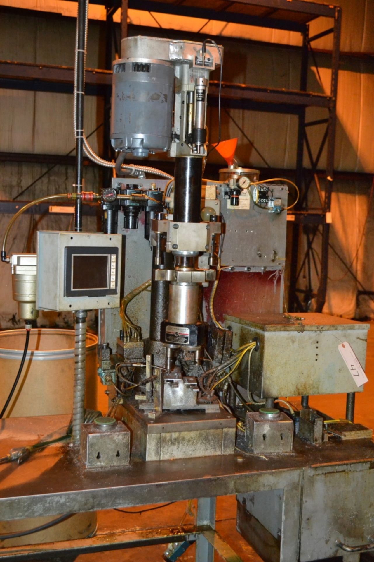 Lot Consisting of: (1) Custom Built Single Spindle Tapping Machine & (1) Custom Built Dual Spindle - Image 2 of 2