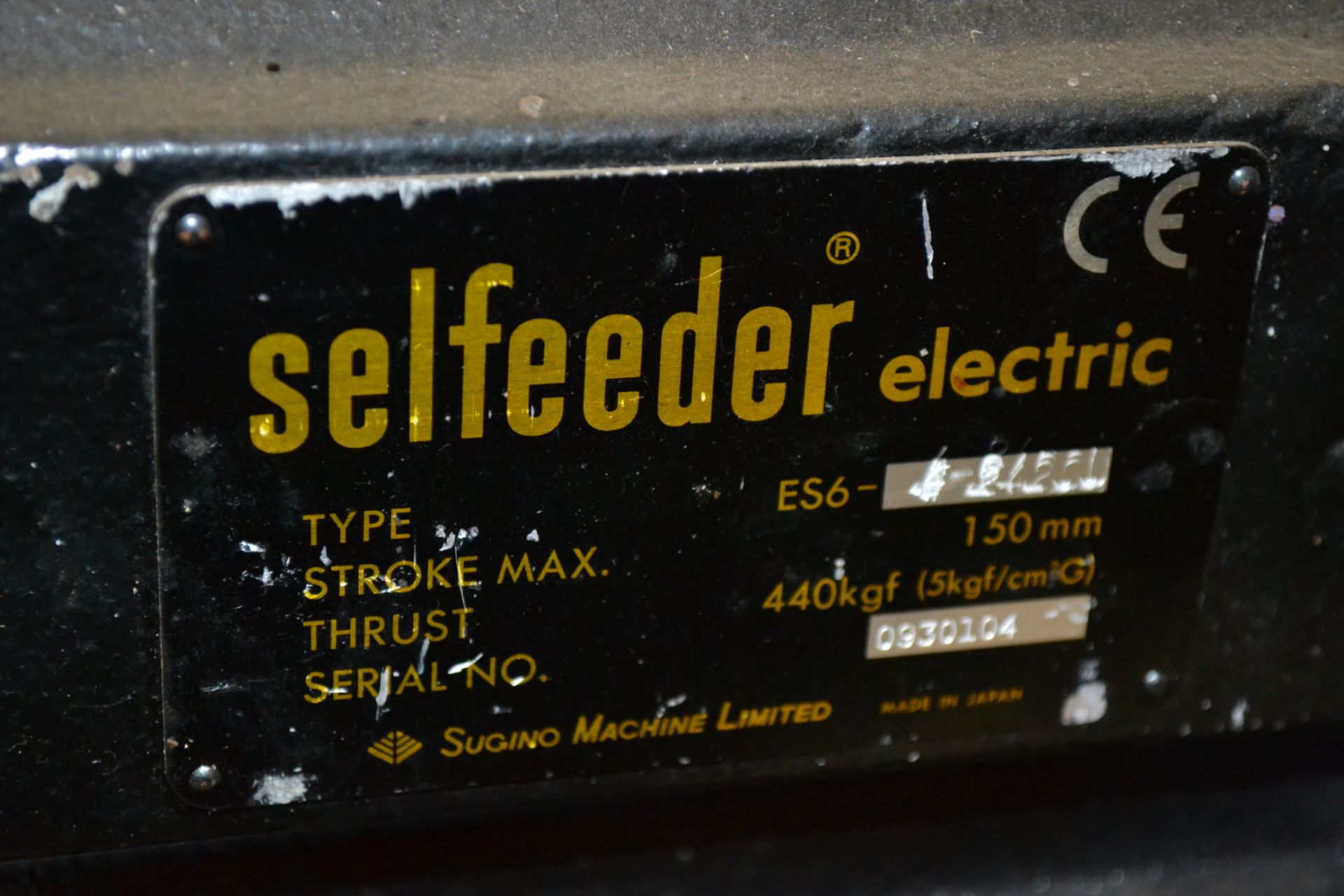 Sugino Machine Ltd. Selfeeder Electric w/Steel Surface Place - Image 2 of 4