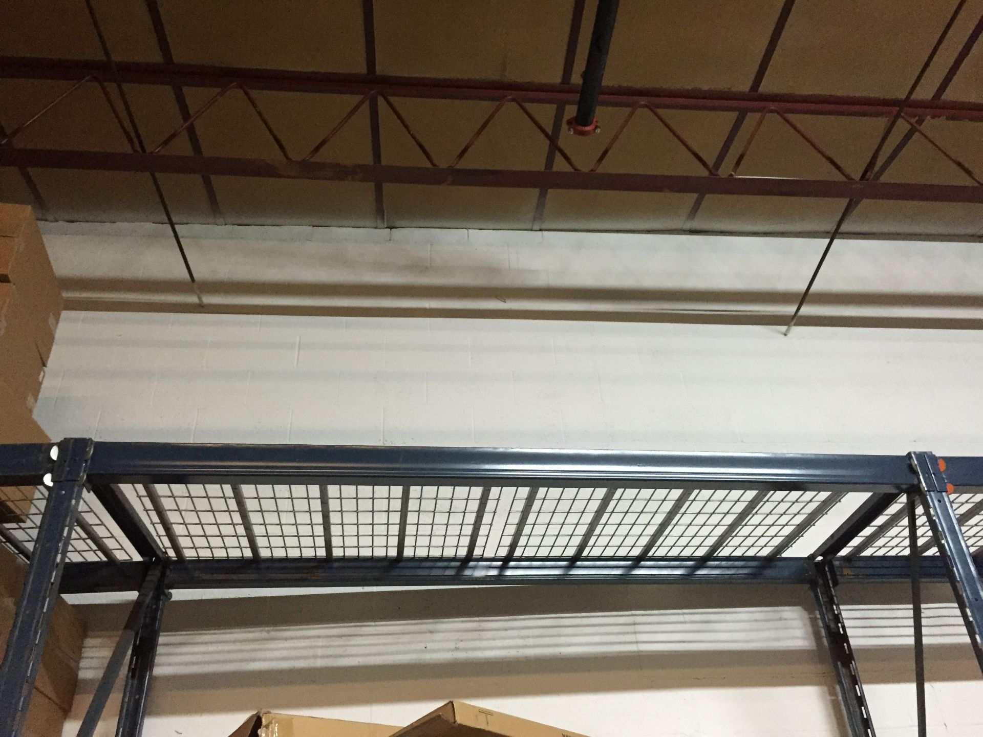 96"H X 36"D X 96"L STOCK ROOM SHELVING, TOTAL 10 SECTIONS WITH 2 BEAM LEVELS EACH,  INCLUDES - Image 4 of 9