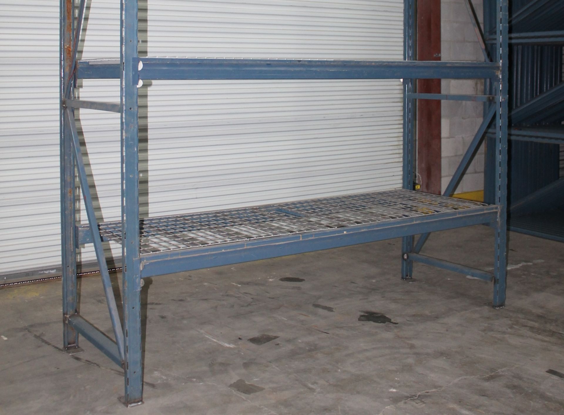 96"H X 36"D X 96"L STOCK ROOM SHELVING, TOTAL 28 SECTIONS WITH 2 BEAM LEVELS EACH,  INCLUDES - Image 3 of 11