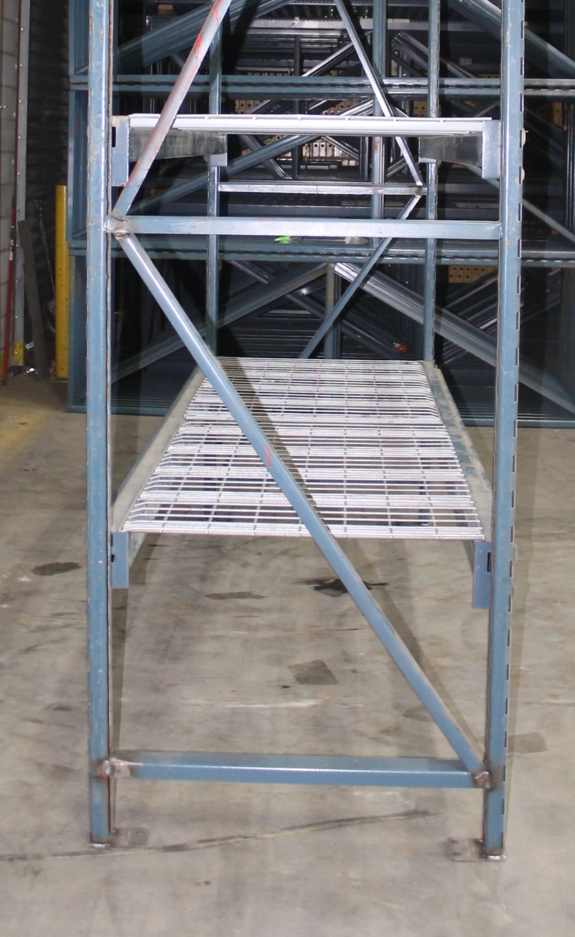 96"H X 36"D X 96"L STOCK ROOM SHELVING, TOTAL 28 SECTIONS WITH 2 BEAM LEVELS EACH,  INCLUDES - Image 5 of 11