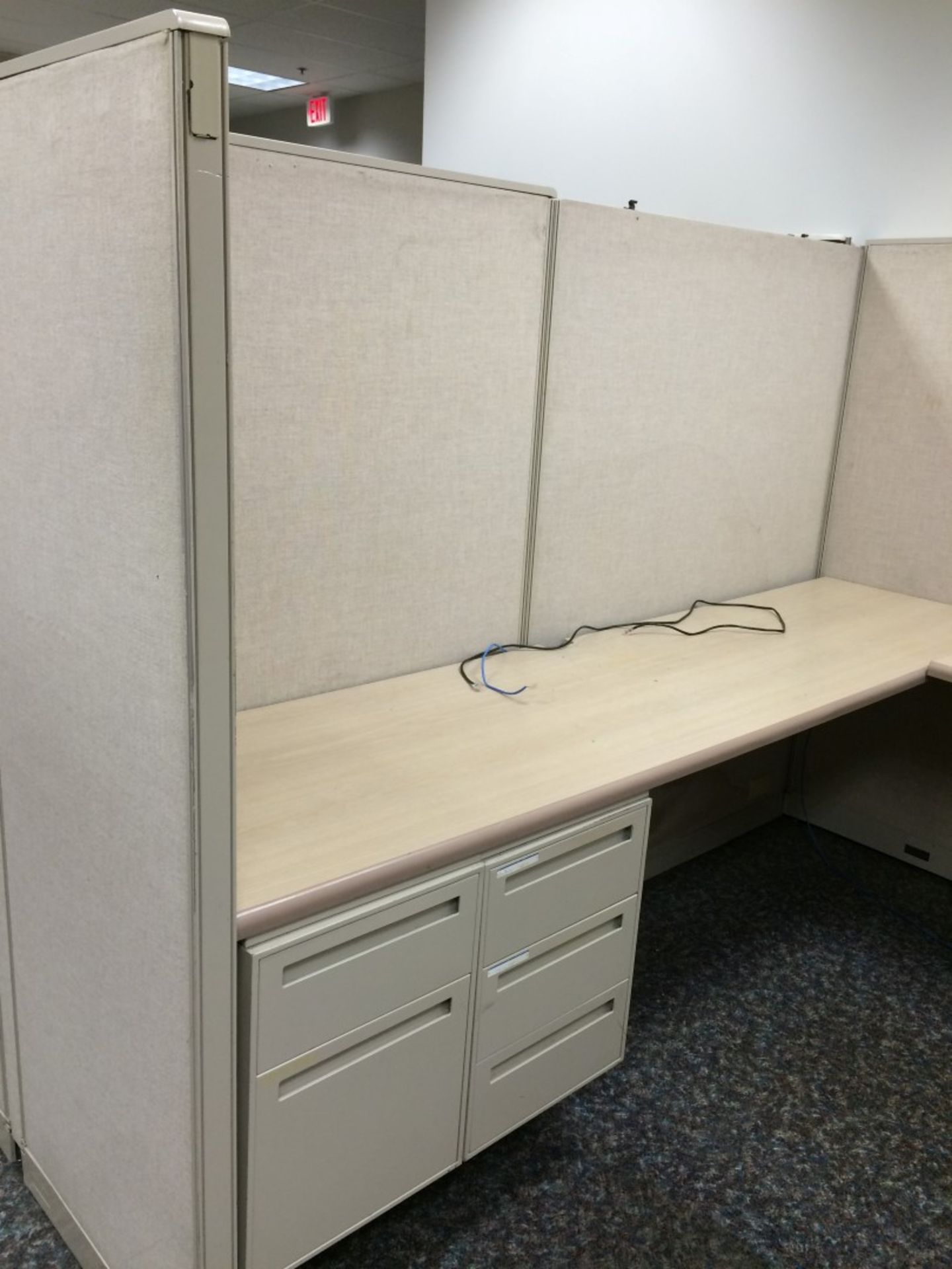 LOT OF OFFICE CUBICLES AS PER DRAWING. 3 OFFICES - Image 3 of 6