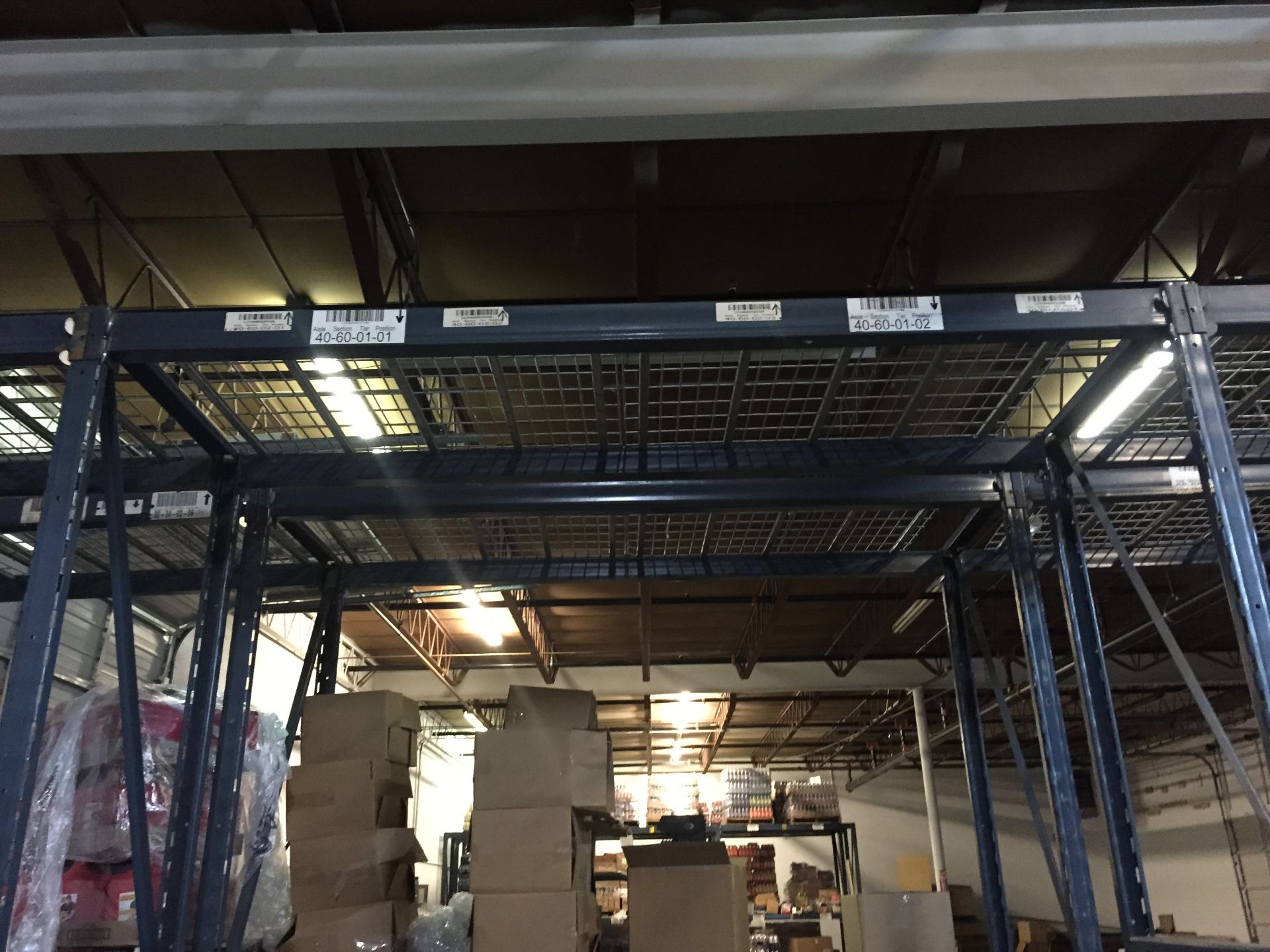 96"H X 36"D X 96"L STOCK ROOM SHELVING, TOTAL 28 SECTIONS WITH 2 BEAM LEVELS EACH,  INCLUDES - Image 9 of 11