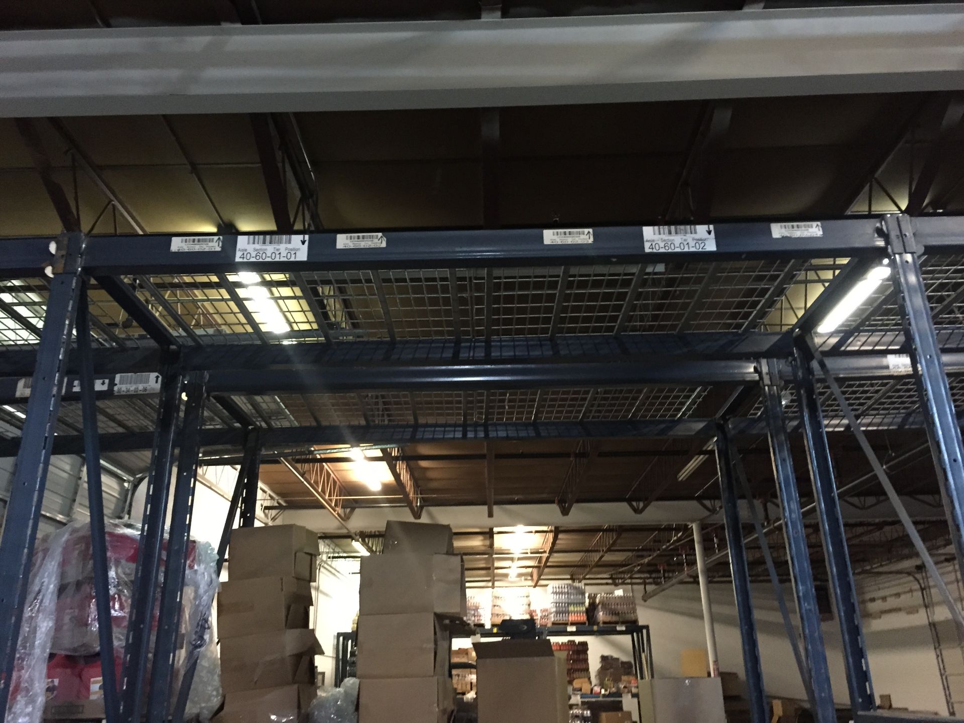96"H X 36"D X 96"L STOCK ROOM SHELVING, TOTAL 14 SECTIONS WITH 2 BEAM LEVELS EACH,  INCLUDES - Image 6 of 6