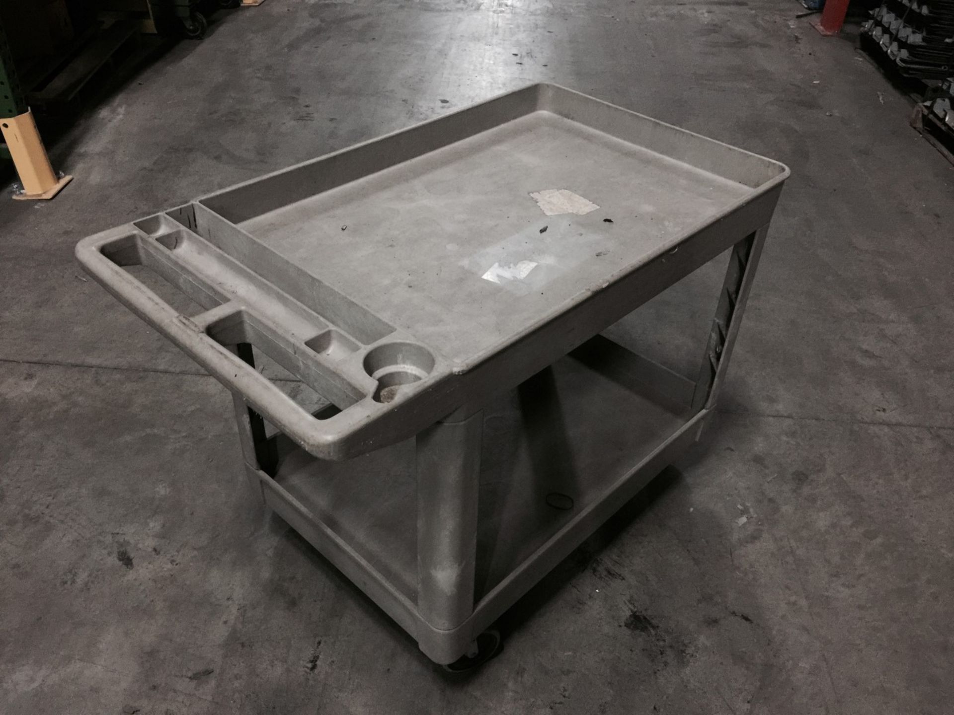 ROLLING RUBBERMAID CART, - Image 2 of 2