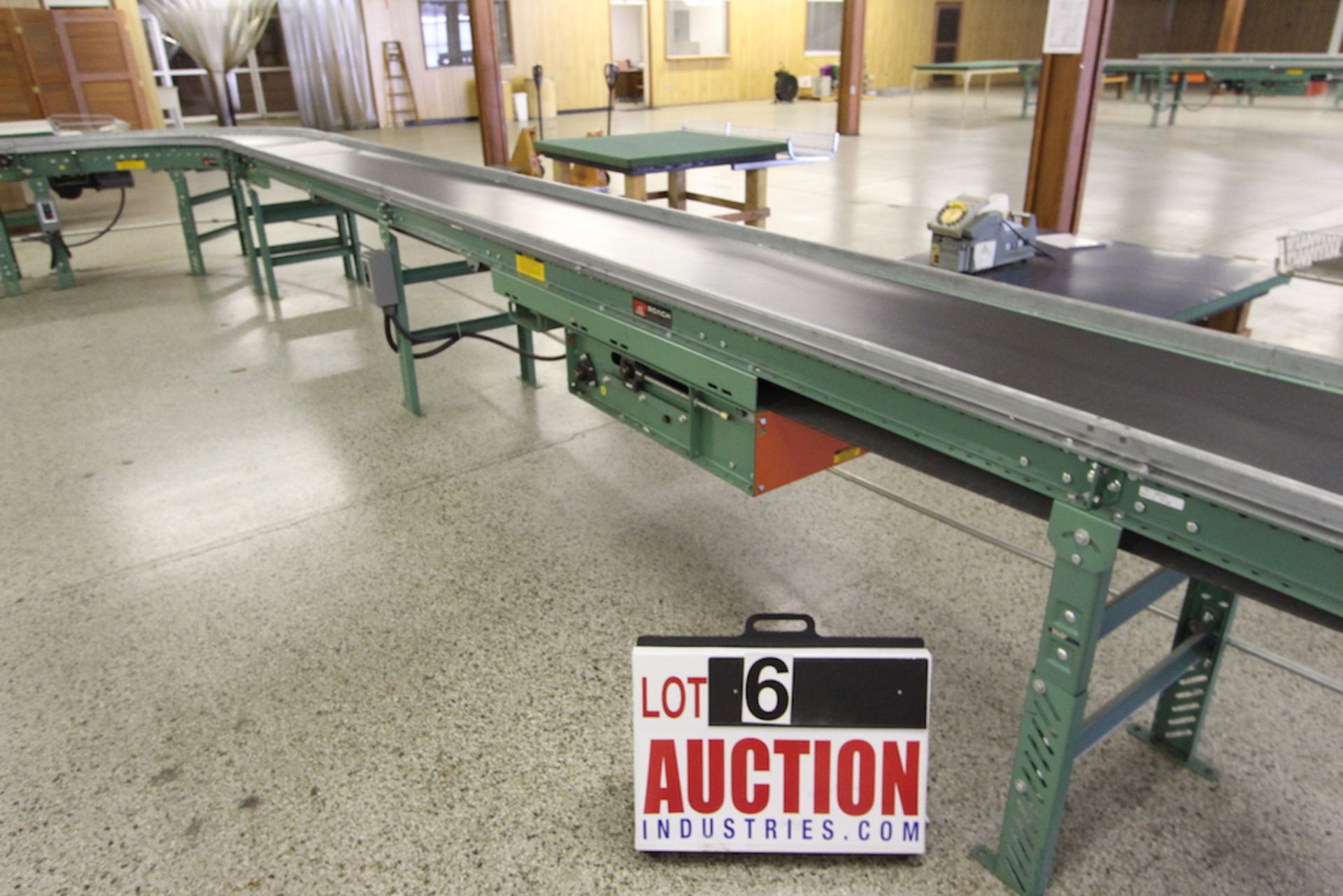 Lot of 80ft of 21in Roach Case Conveyor, Like New Condition - Image 5 of 5