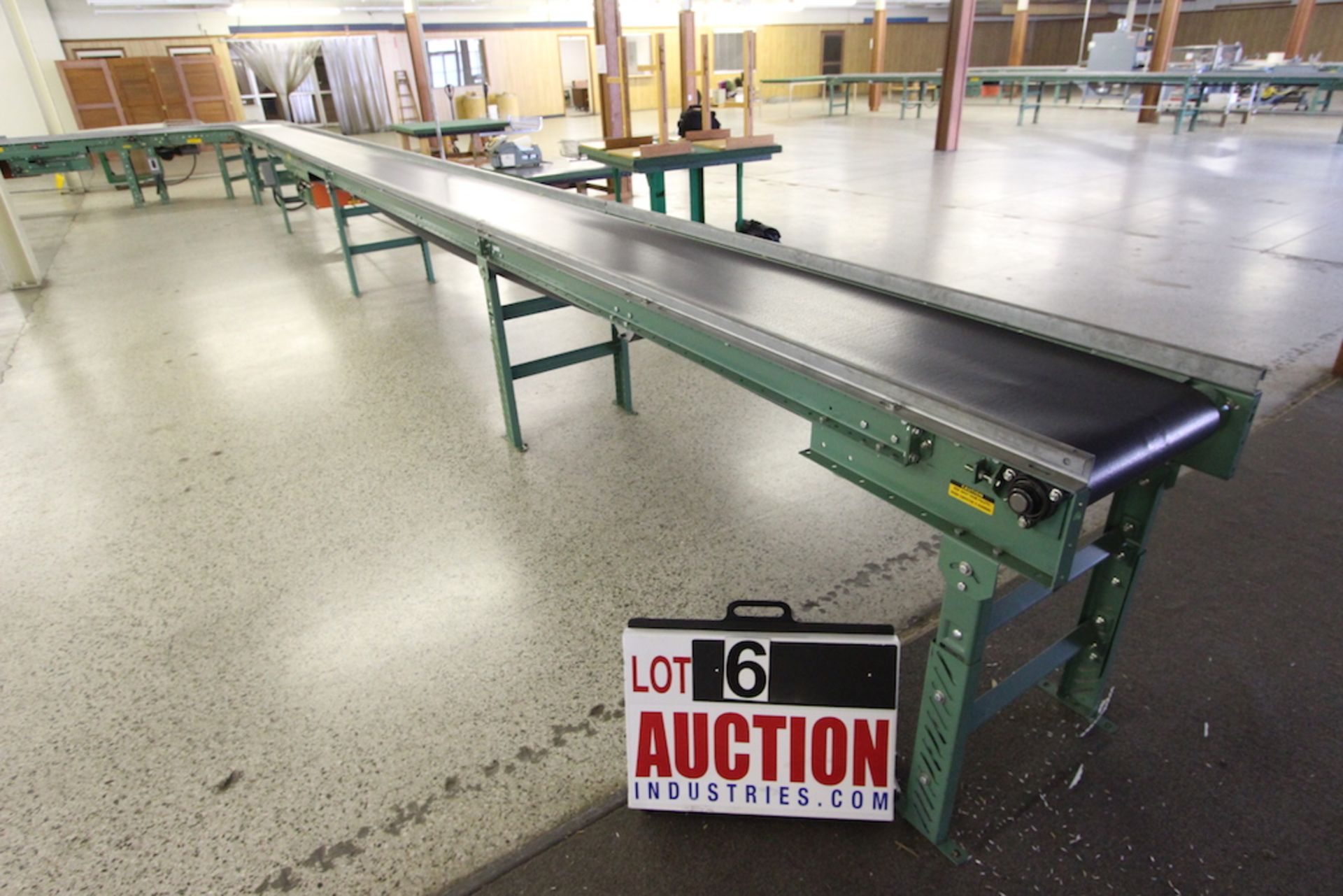 Lot of 80ft of 21in Roach Case Conveyor, Like New Condition - Image 4 of 5