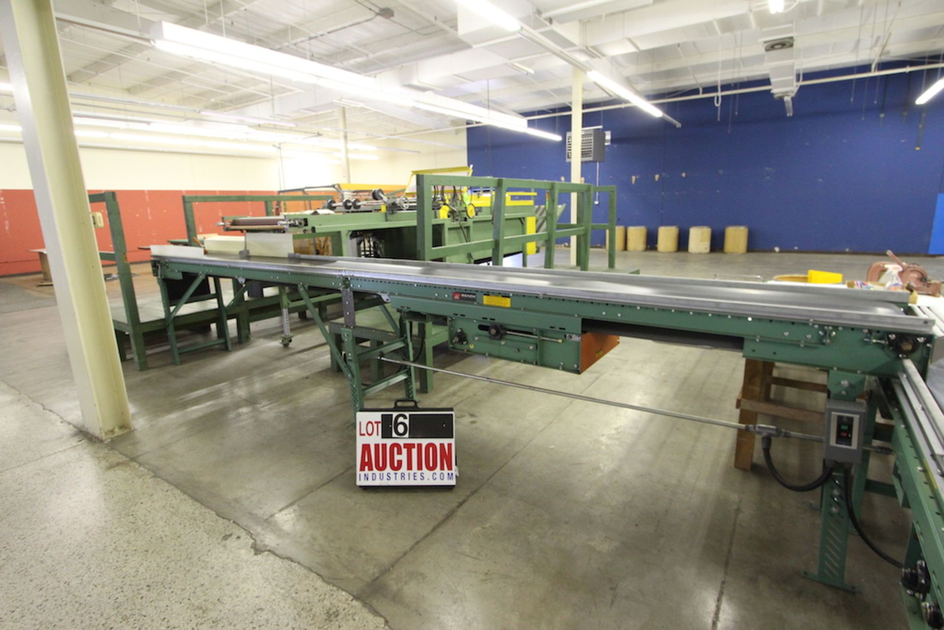 Lot of 80ft of 21in Roach Case Conveyor, Like New Condition - Image 2 of 5