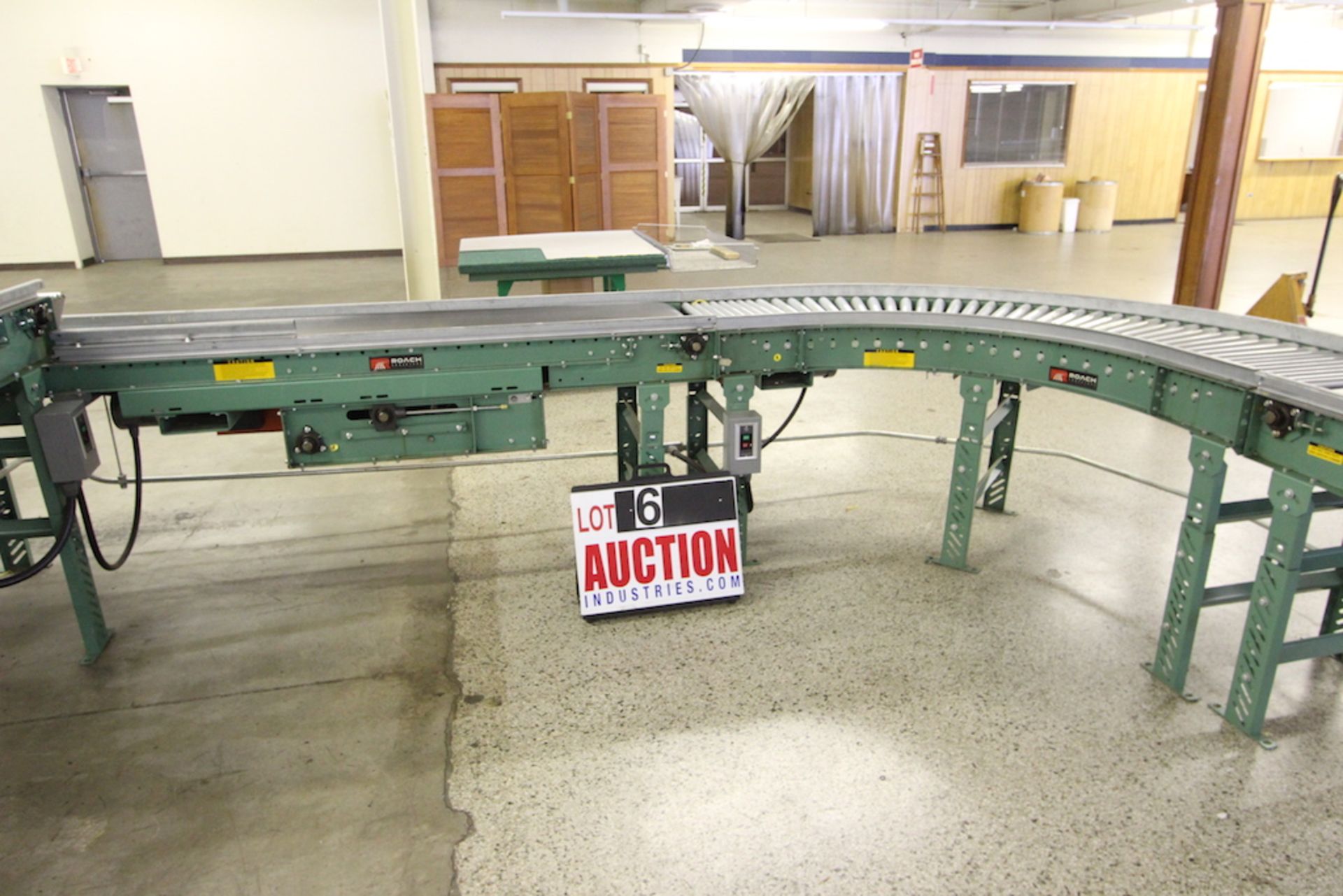 Lot of 80ft of 21in Roach Case Conveyor, Like New Condition - Image 3 of 5