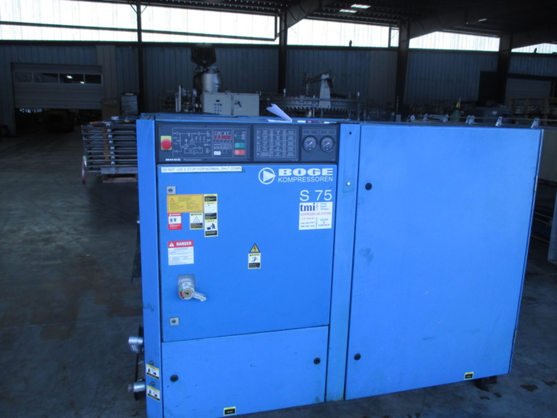 BOGE 75HP Air Compressor