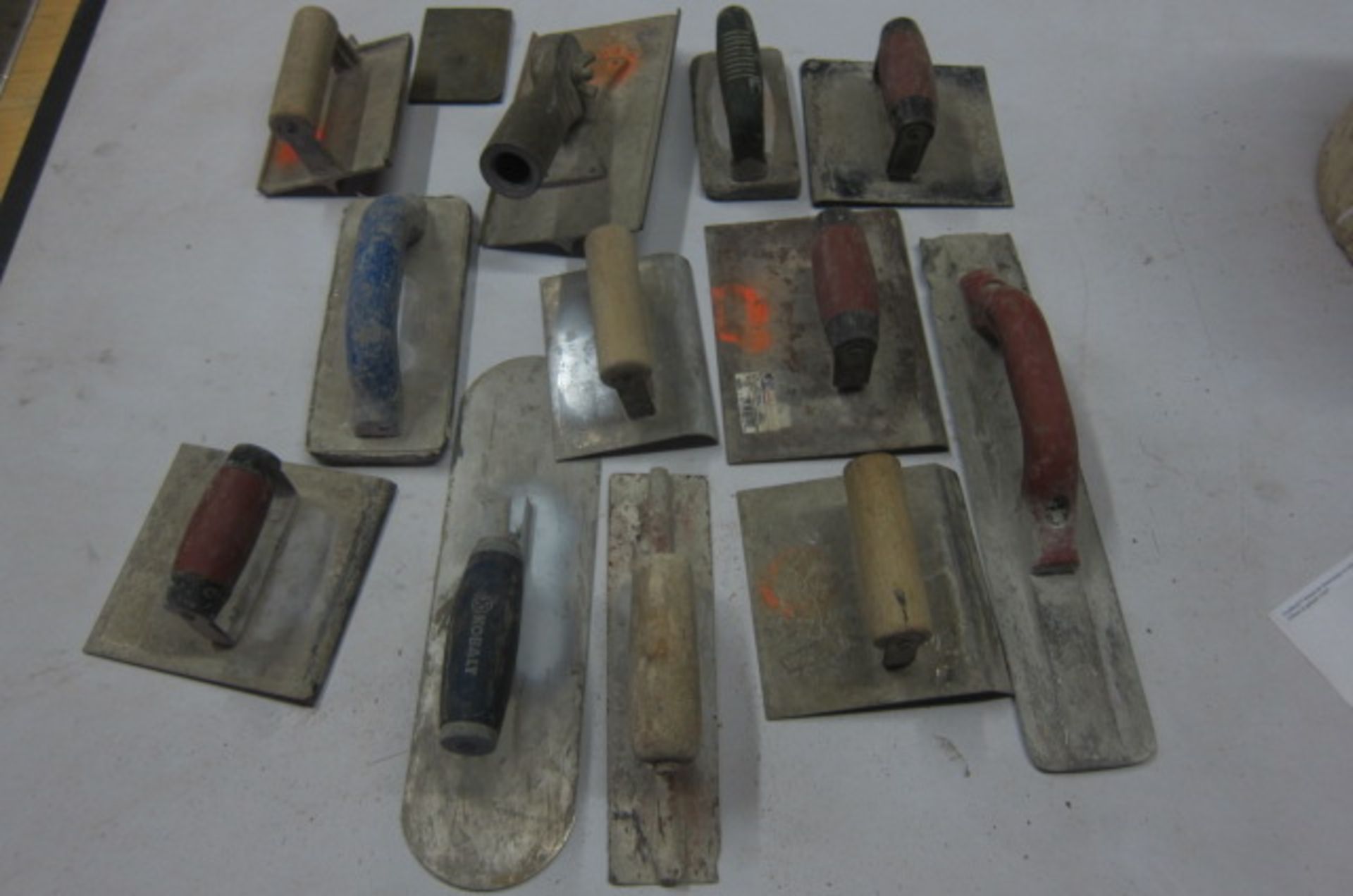 (12) Misc. Concrete Finishing Tools