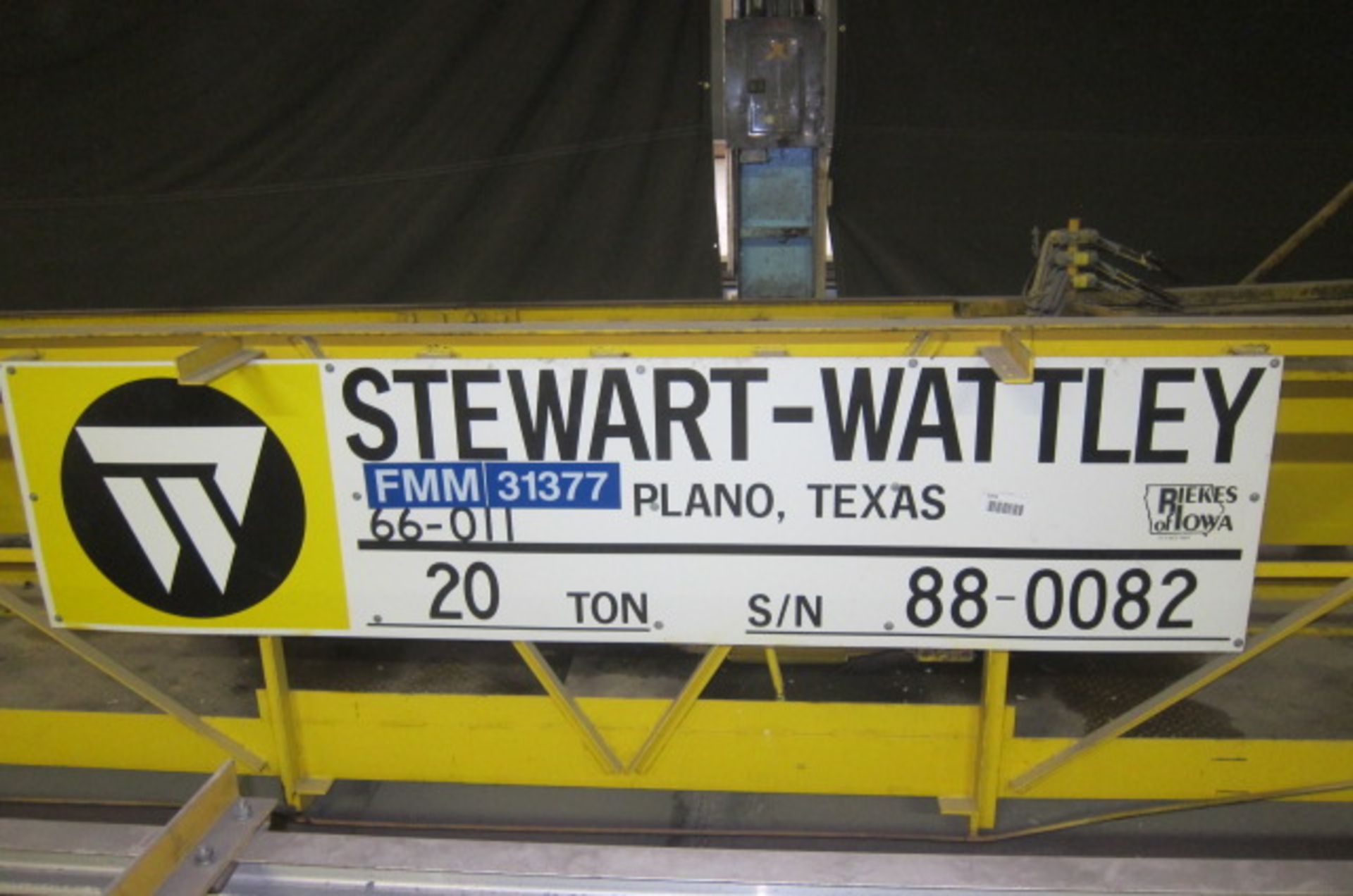 20 Ton Stewart Wattley Overhead Crane - Image 26 of 31