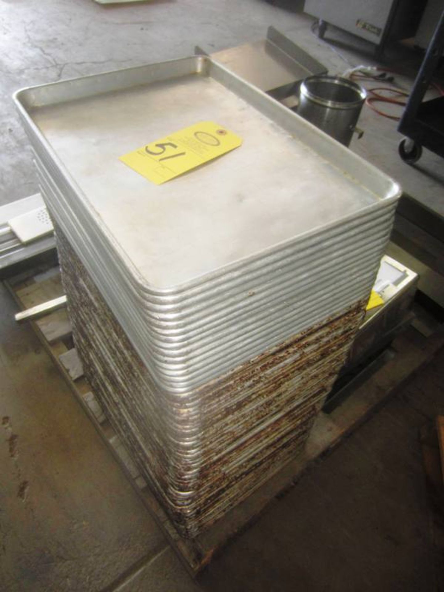 (60) Aluminum Baking Pans, 13" W X 18" L X 1" D