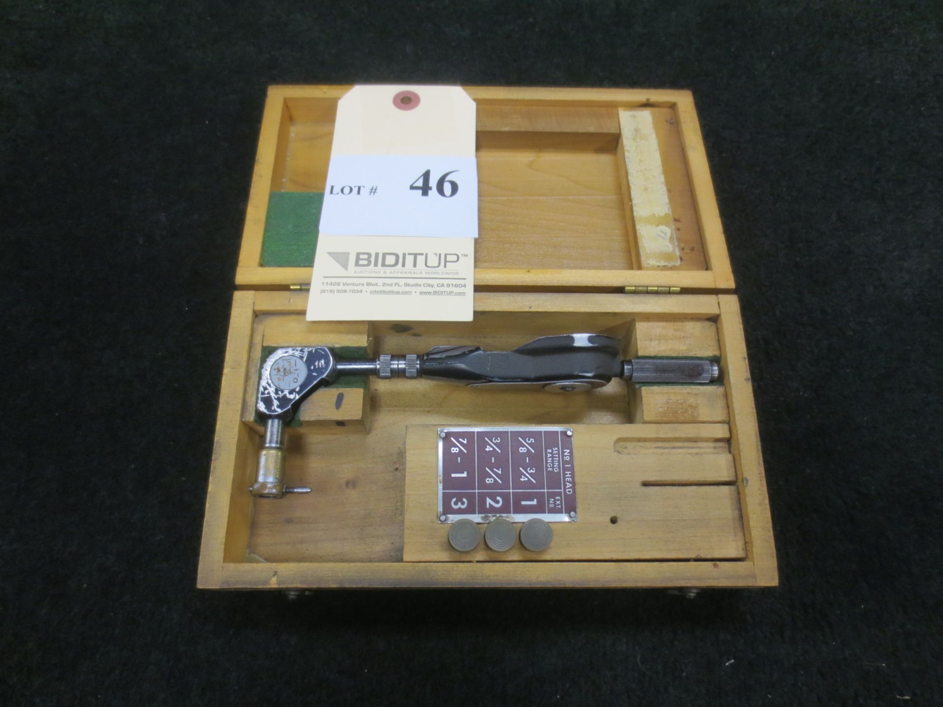 Standard No. 1-A Gage, 5/8'' - 1'', With Case
