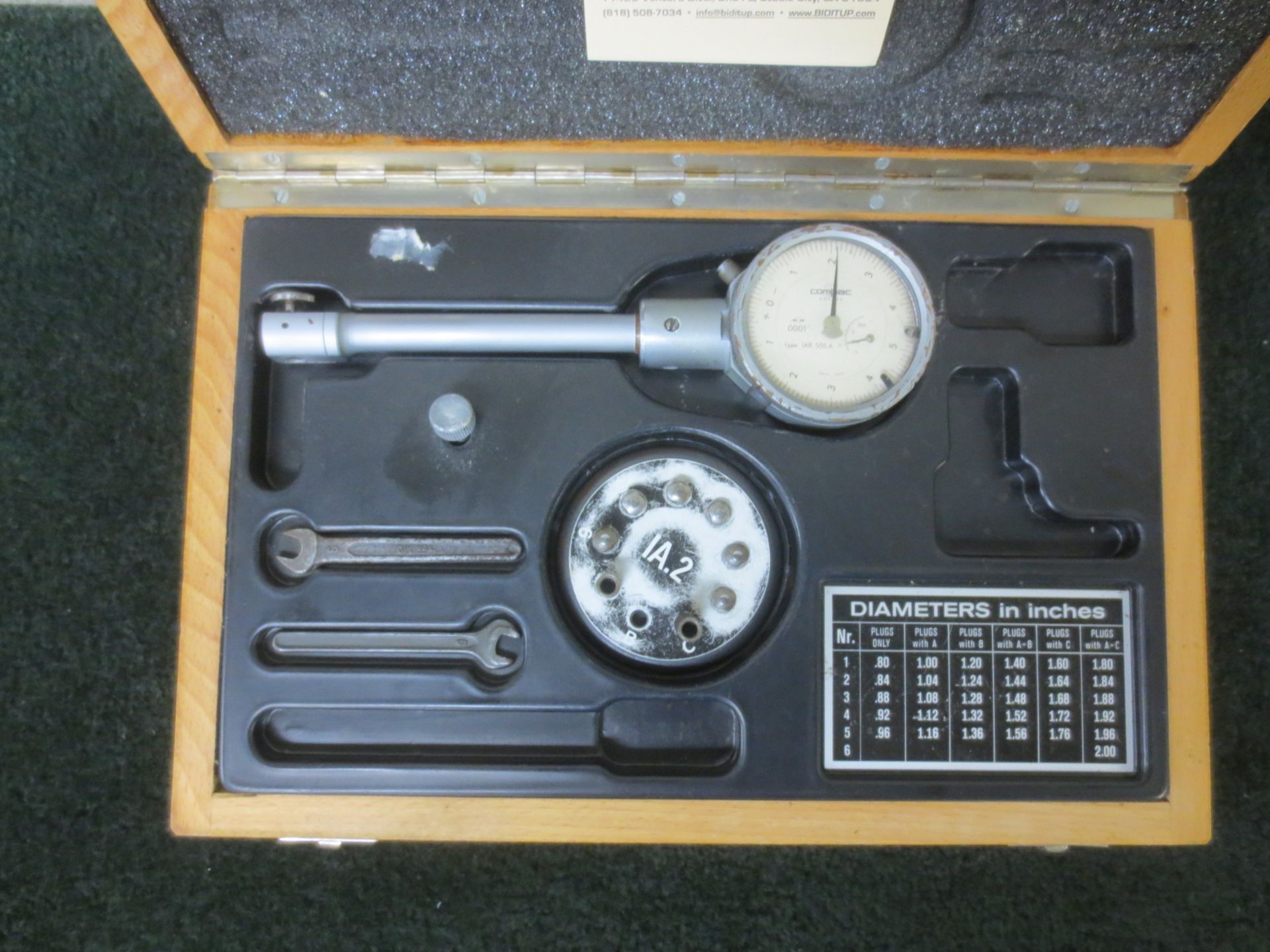 Dial Bore Gage, With .0001'' Indicator, .800 - 2.000'' - Image 2 of 2