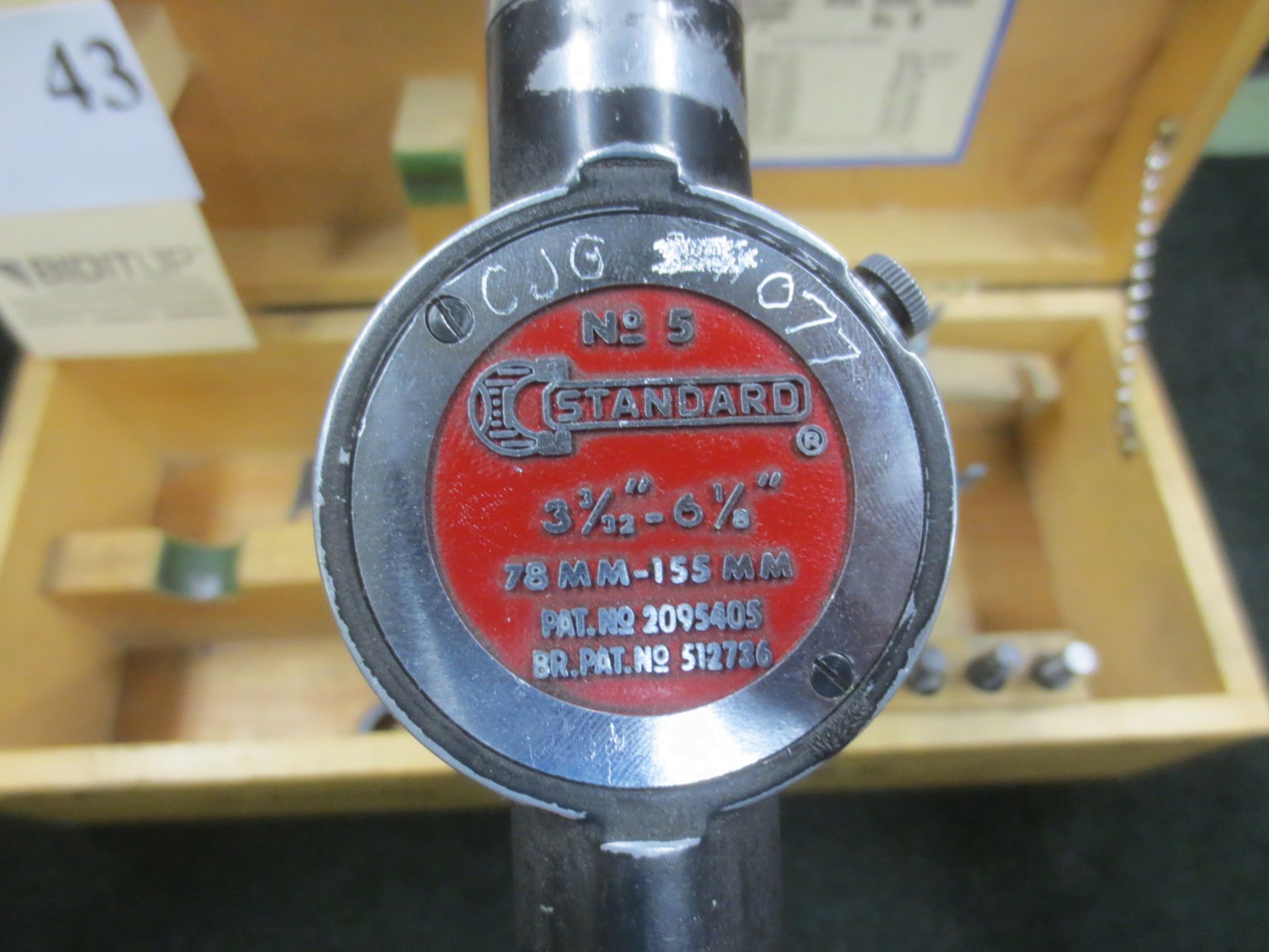 Standard Dial Bore Gage, No. 5, 3 3/32'' - 6 1/8'', With Case - Image 2 of 2