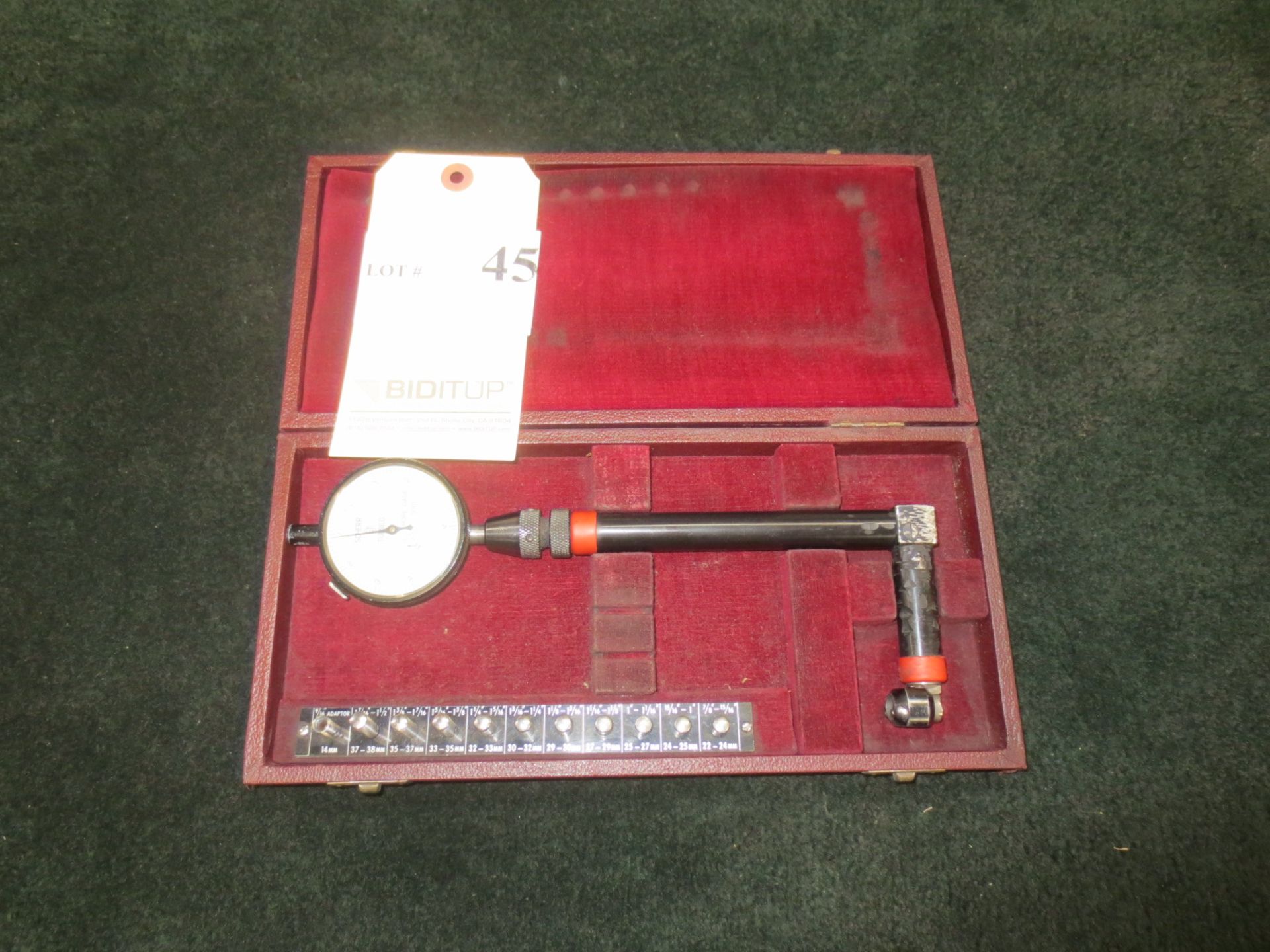 Scherr Tumico Bore Gage Set, 7/8'' - 1.500'', 0001'' Indicator, With Case