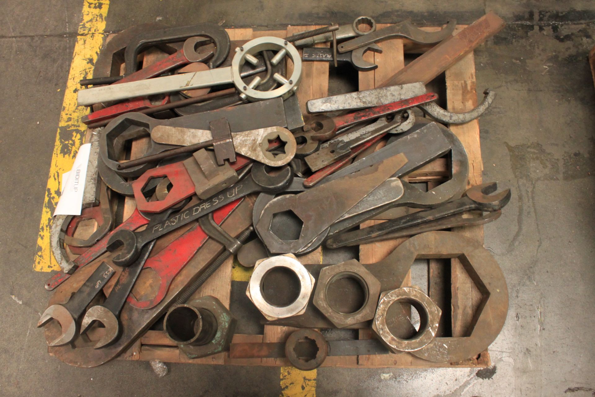 (1) Pallet Consisting of: Misc. Stokes Injection Molding Machine Wrenches & Nuts - Image 2 of 2