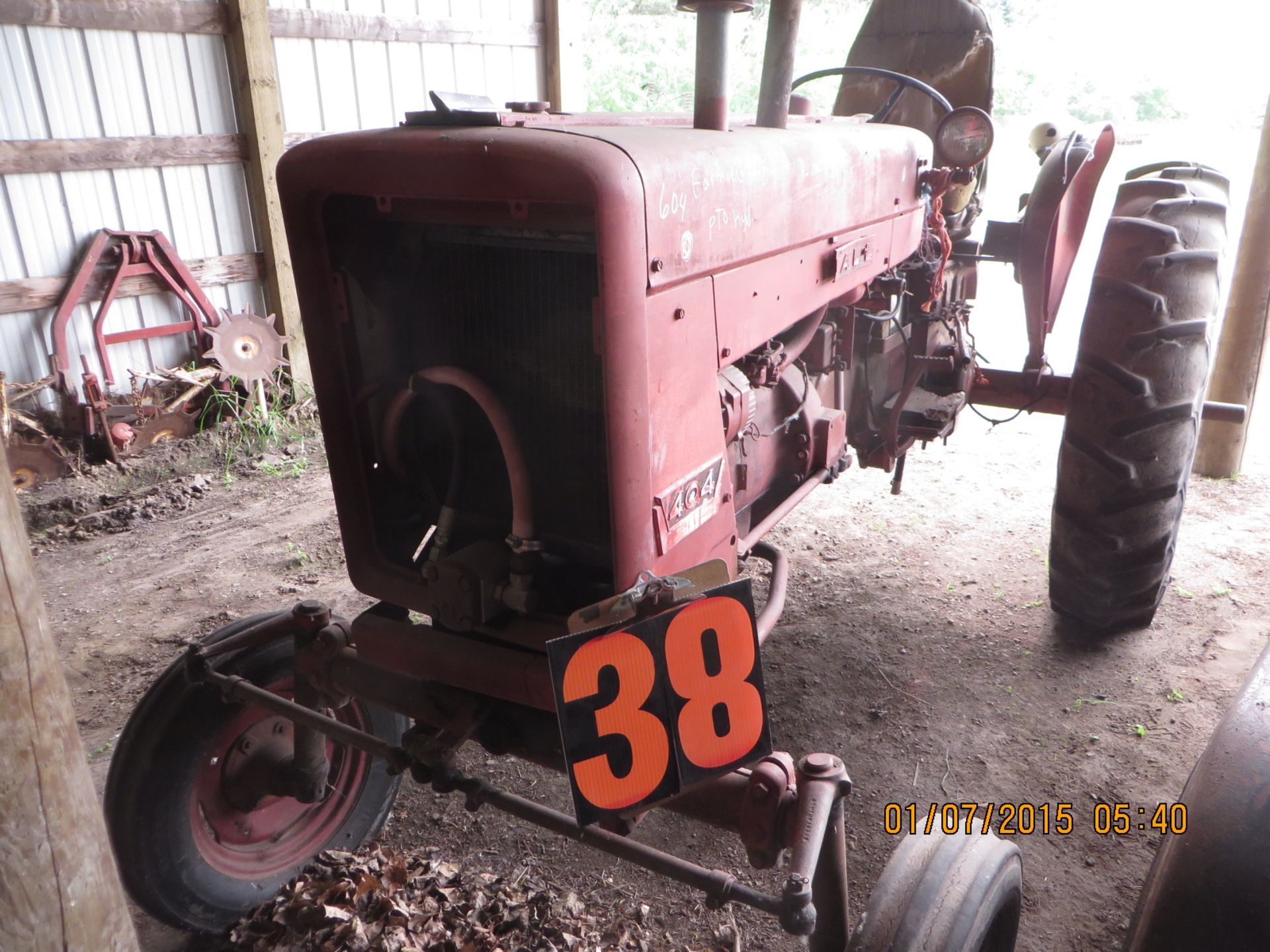 International Harvester 404 Gas NO SERIAL NUMBER - Image 2 of 2