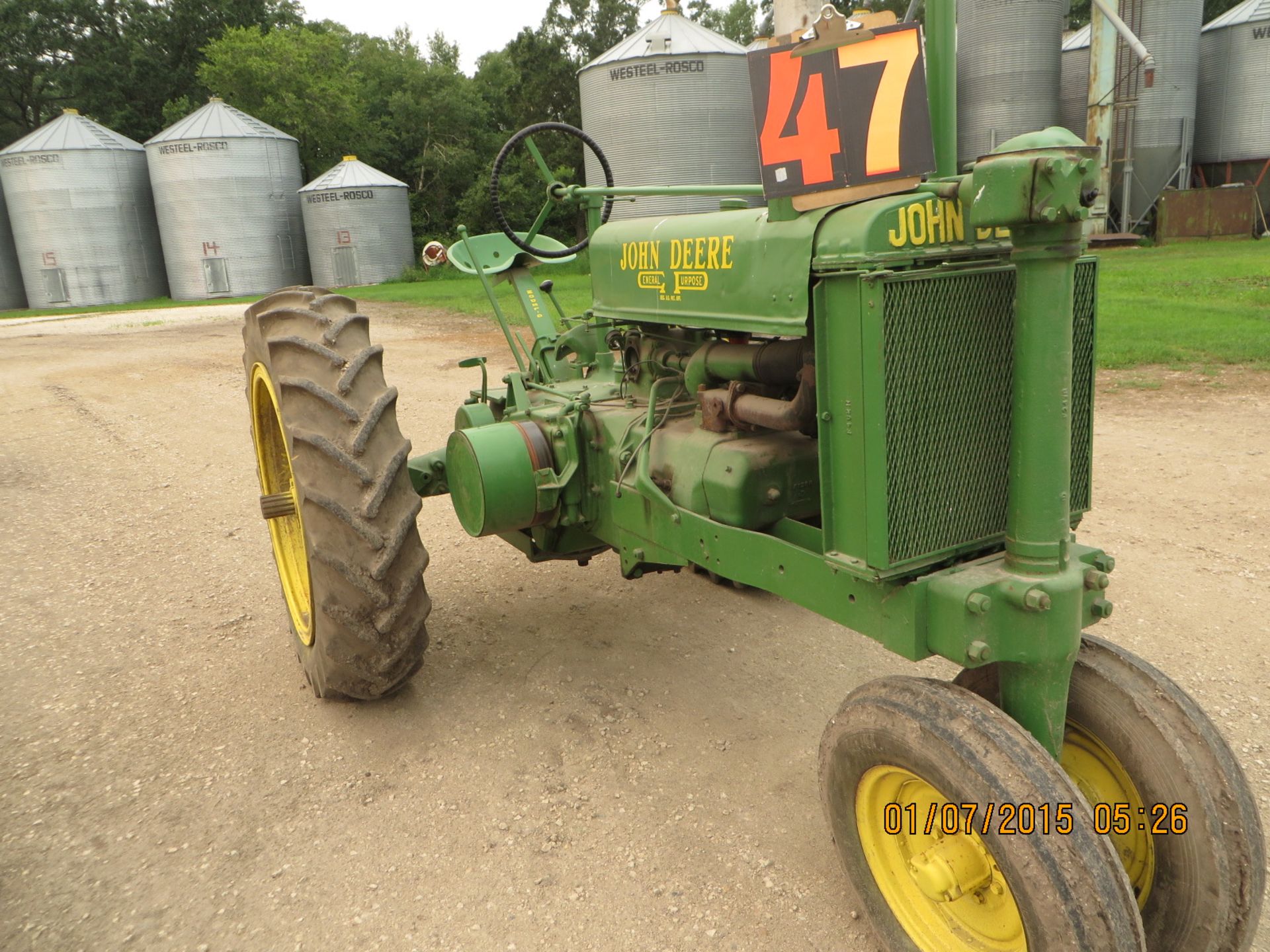 John Deere Model G Unstyled SN# 6171