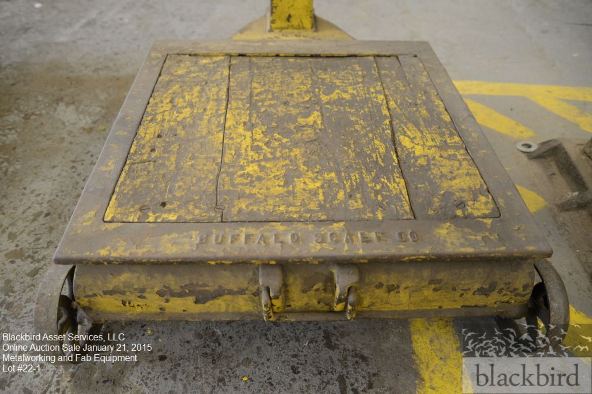 Buffalo Scales balance scale, 23" X 23" base, 475 lb. capacity - Image 2 of 5