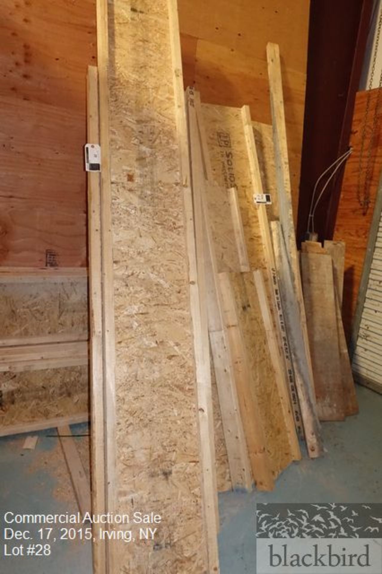 Lot- misc. 2 x 16" engineered I- joist cut offs