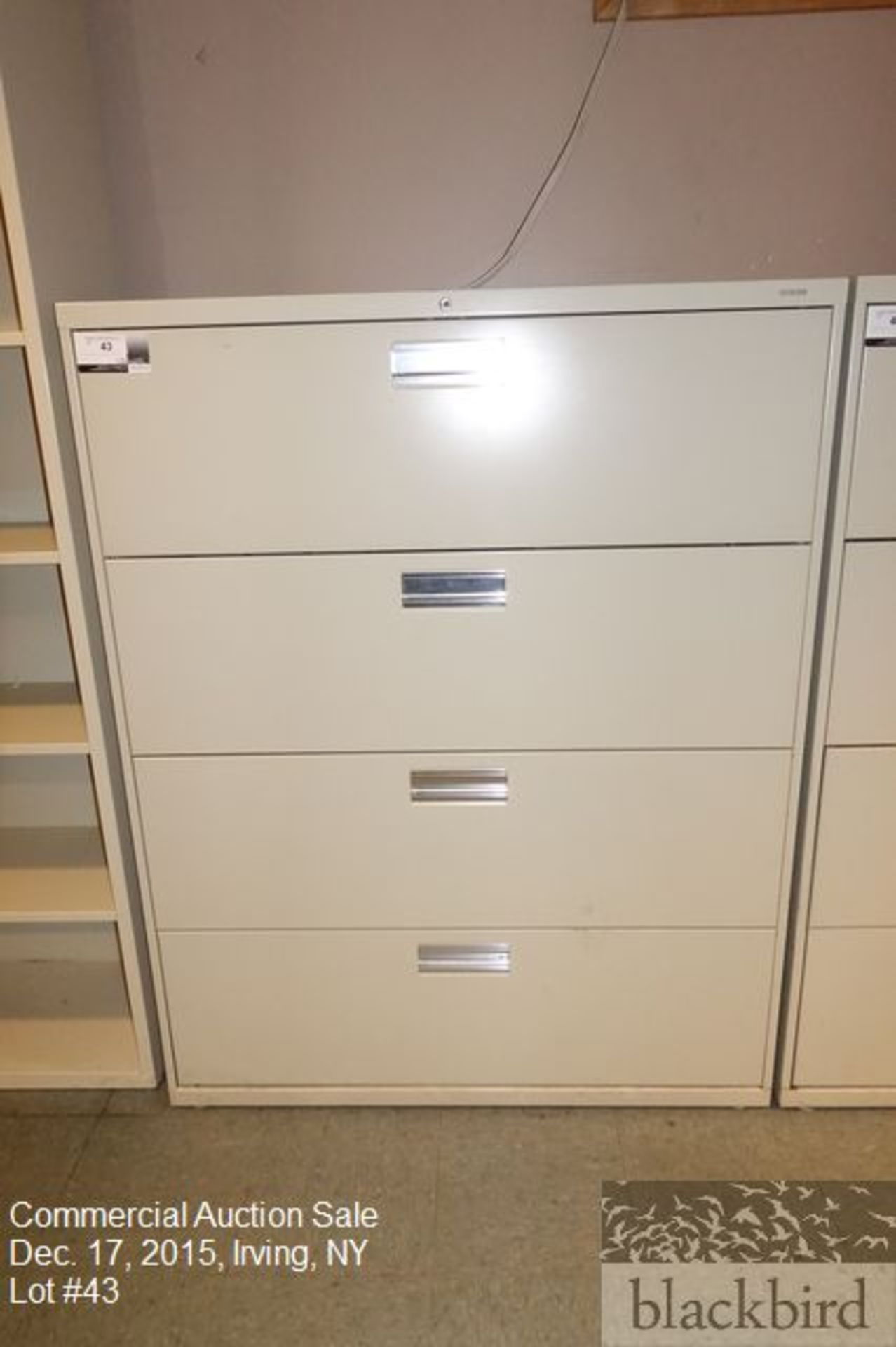 Hon lateral file cabinet, 4 drawer