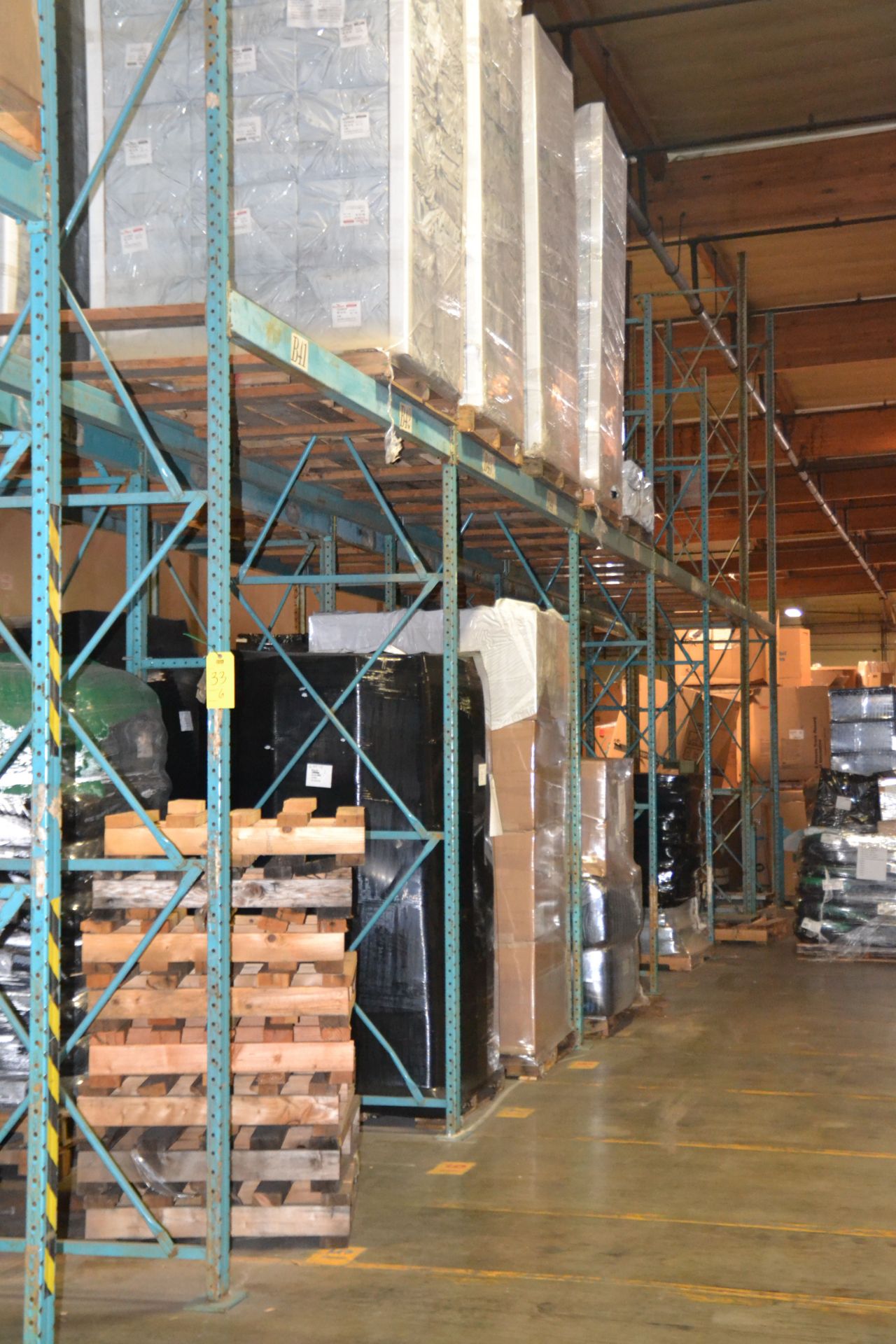 SECTIONS OF PALLET RACKING, 8'x20'x44"