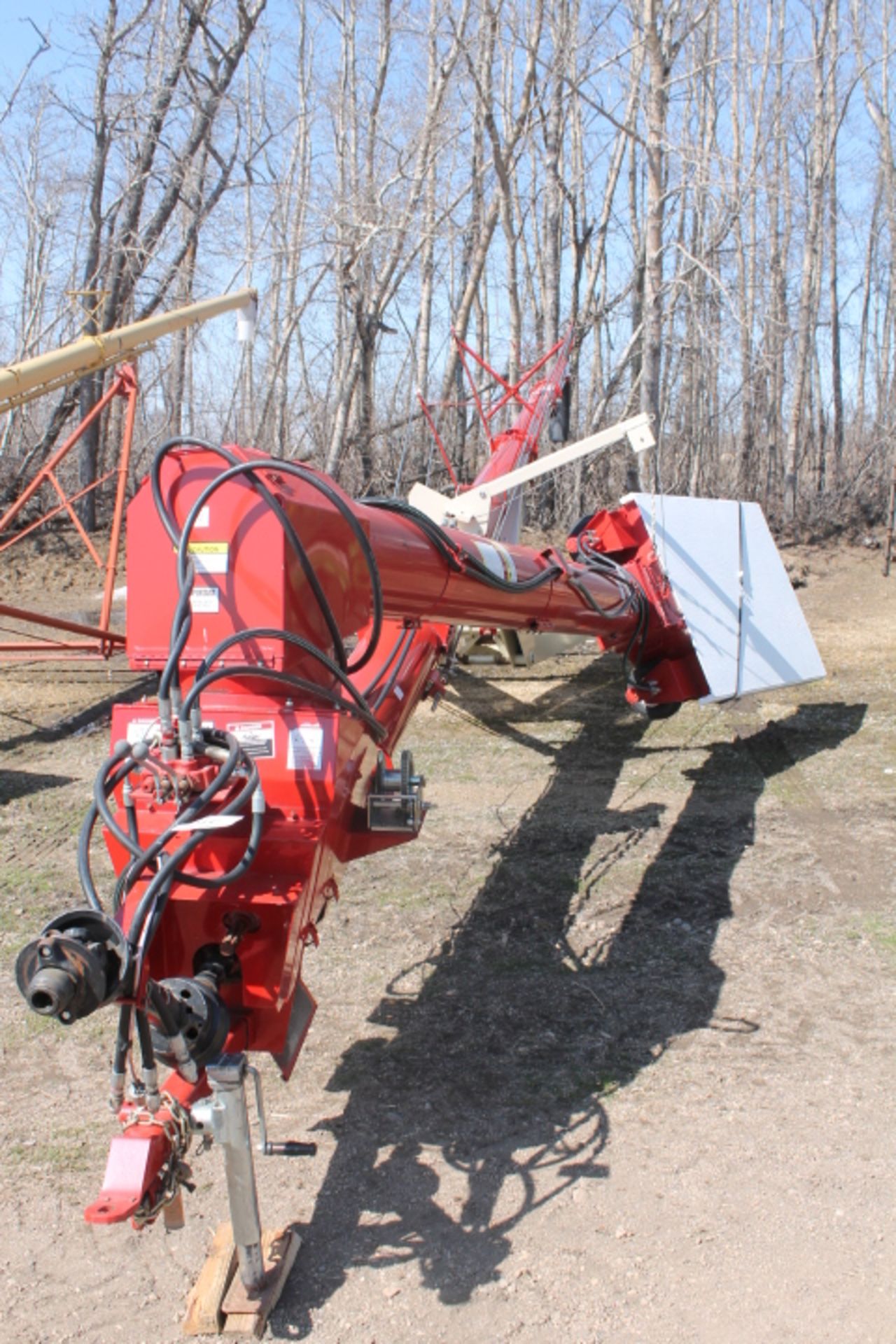 13”x70’, hyd winch on swing away, reverser