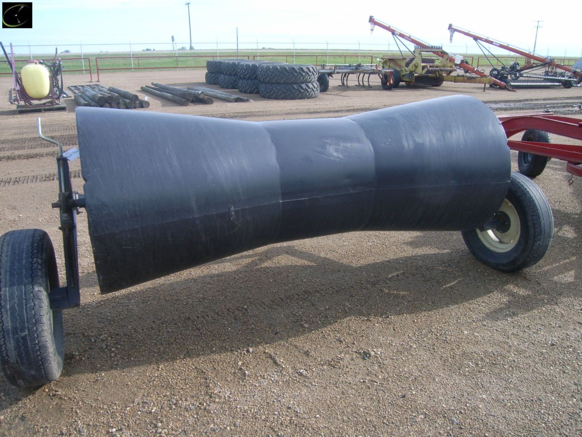 SWATH ROLLER 8FT, 235/75R15 TIRES, CONCAVE POLY DRUM - Image 2 of 2