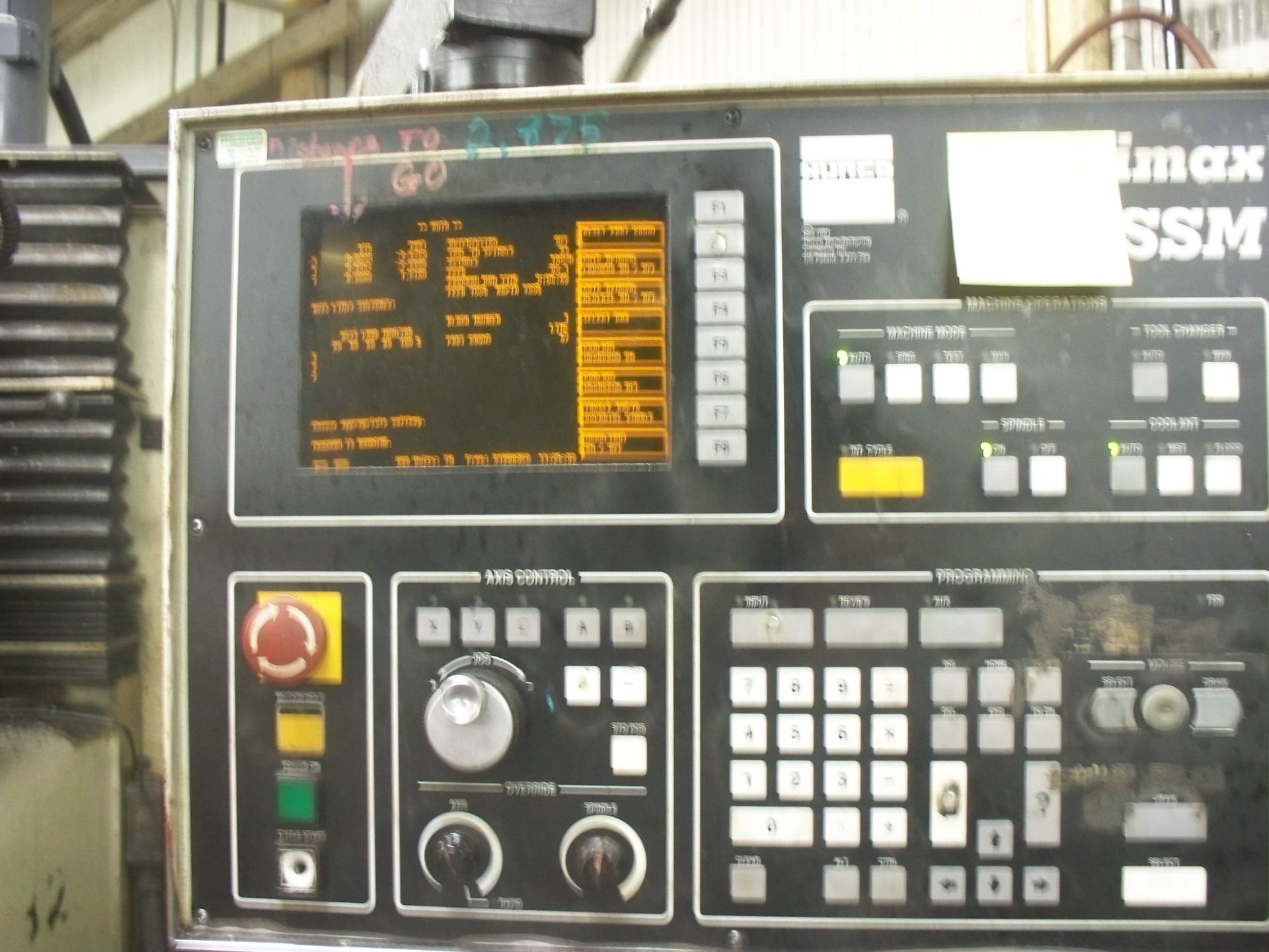 1998 Hurco Hawk 30 CNC Mill - Image 2 of 9