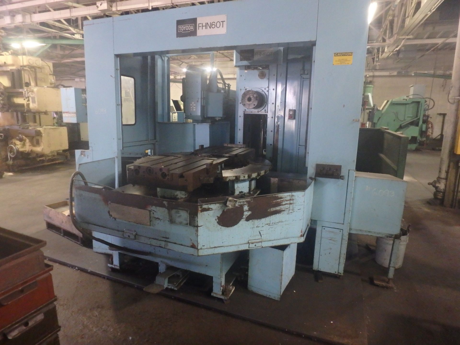 Toyoda FHN60T Horizontal Machining Center, Fanuc 11M Control