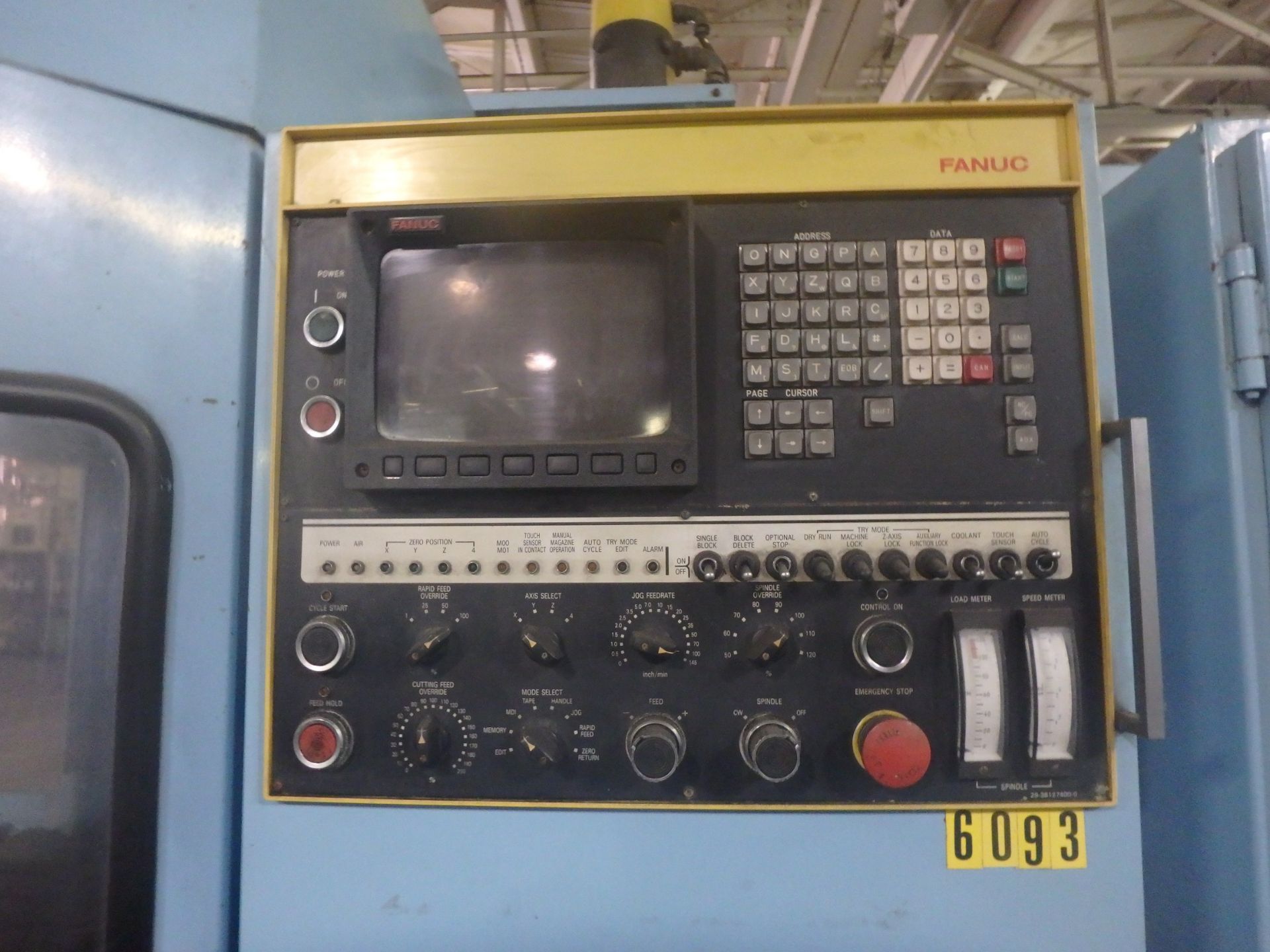 Toyoda FHN60T Horizontal Machining Center, Fanuc 11M Control - Image 9 of 11