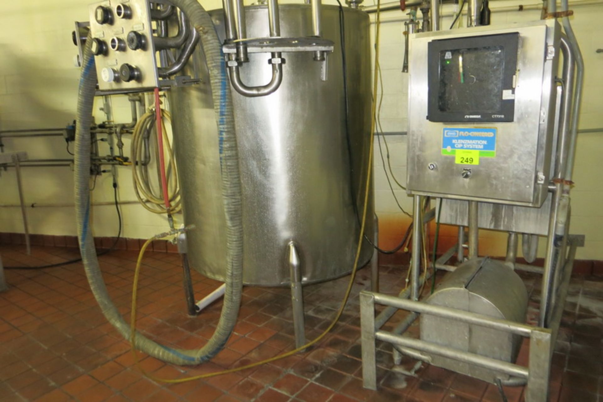 Klenzade CIP system, model Klenzmation, with MP1800 Turbo controller, includes (1) tank,